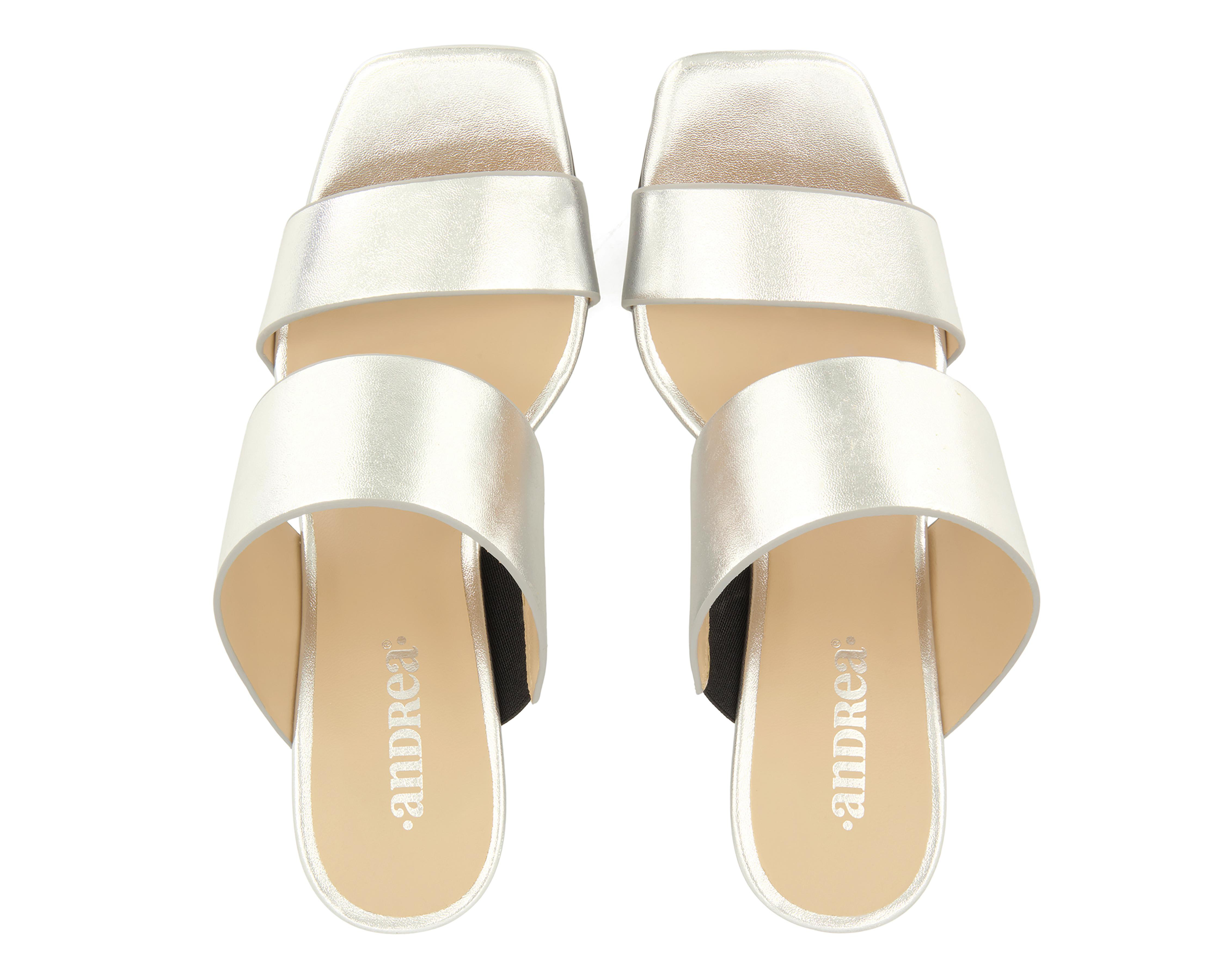 Foto 4 pulgar | Sandalias de Tacón Andrea para Mujer