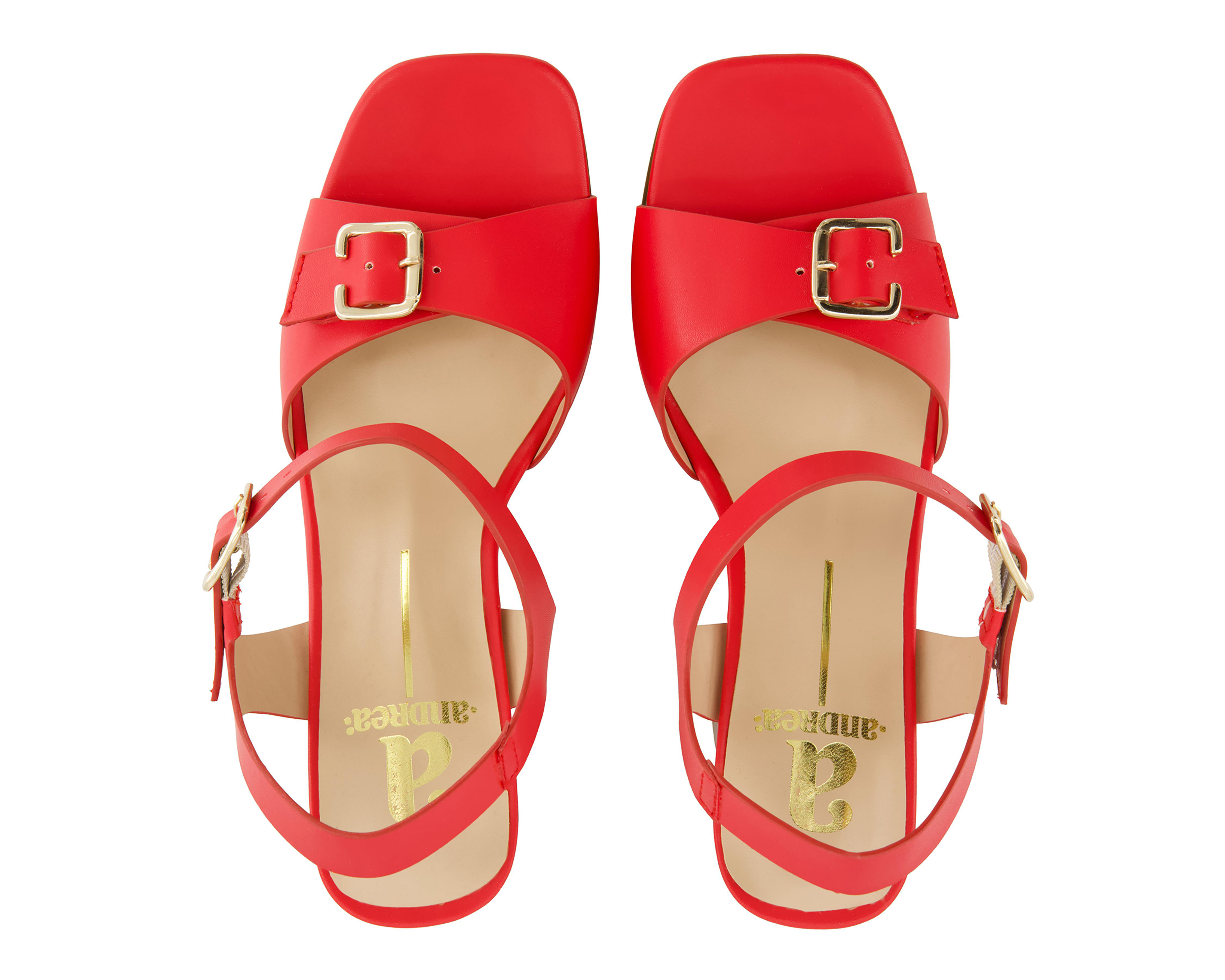 Foto 4 pulgar | Sandalias de Tacón Andrea para Mujer
