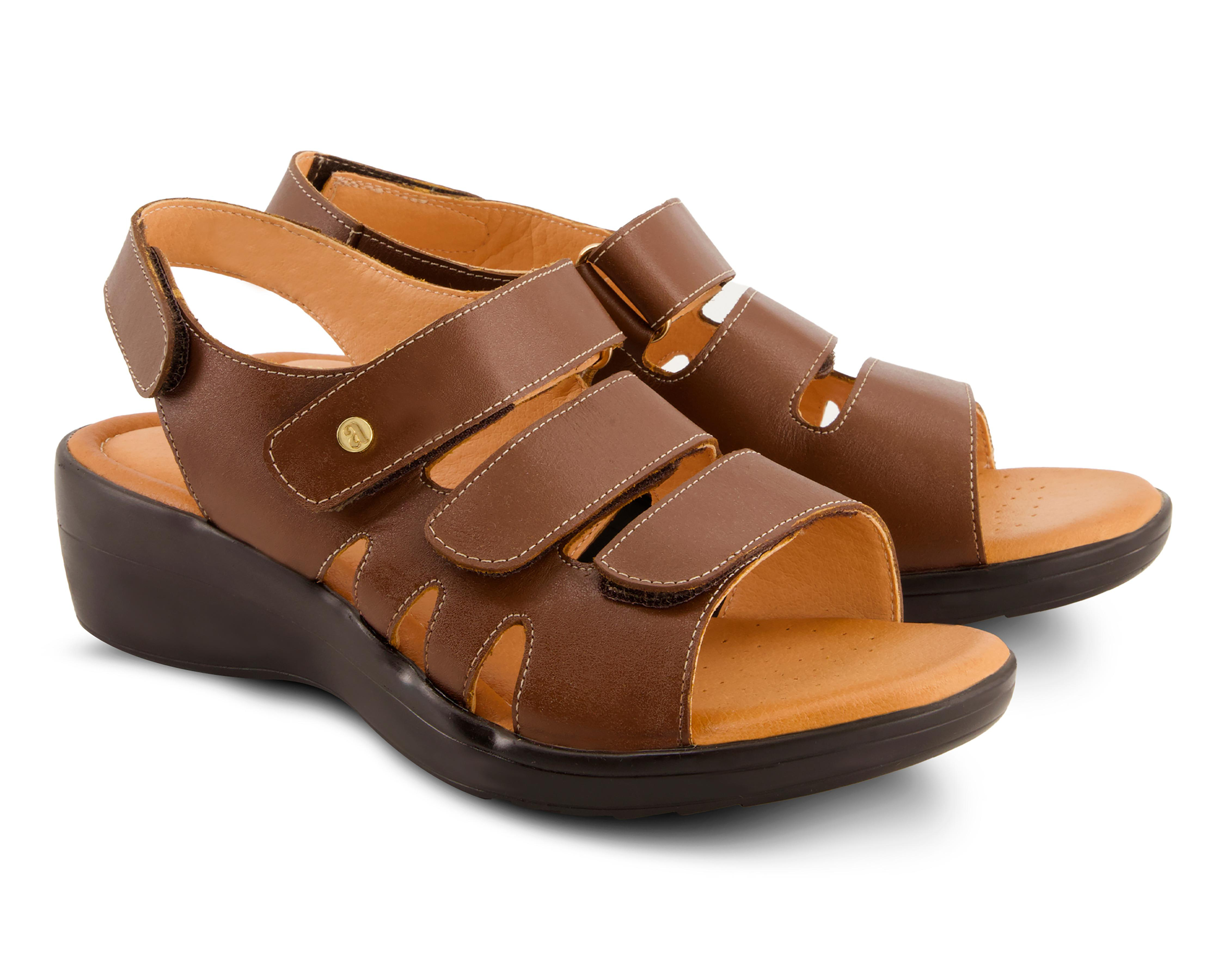 Foto 2 pulgar | Sandalias Confort Andrea de Piel para Mujer