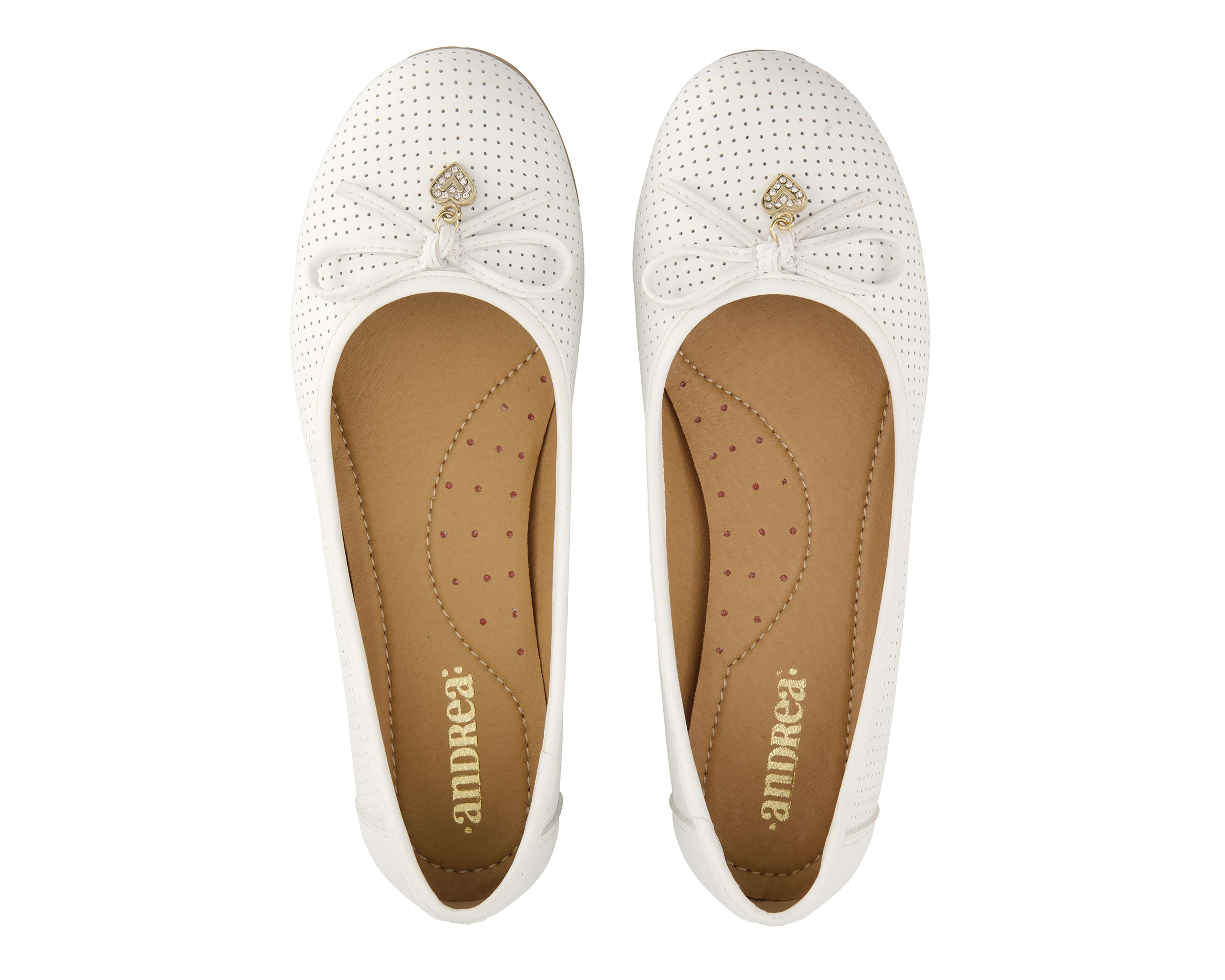 Foto 4 pulgar | Flats Andrea de Piel para Mujer