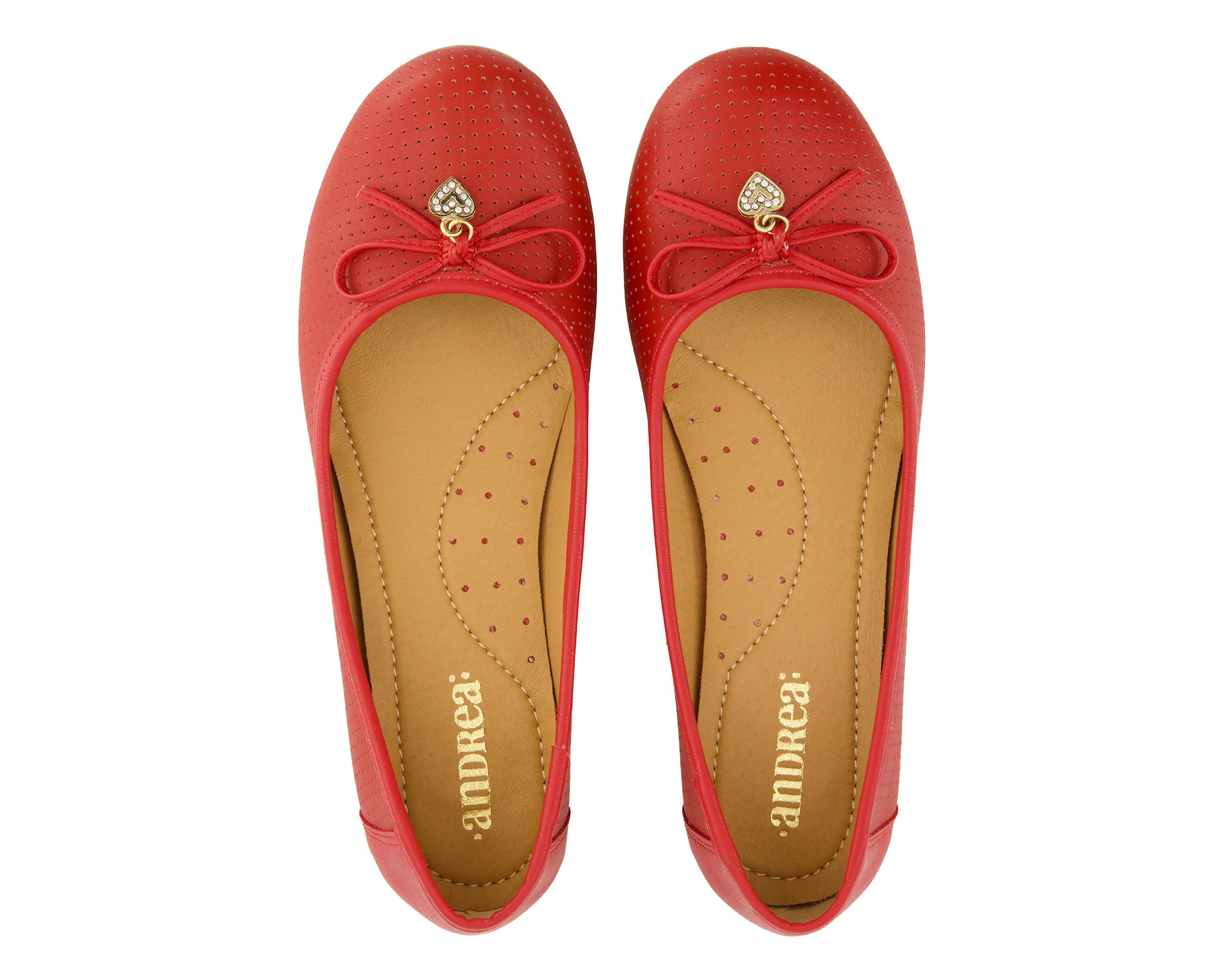 Foto 4 pulgar | Flats Andrea de Piel para Mujer