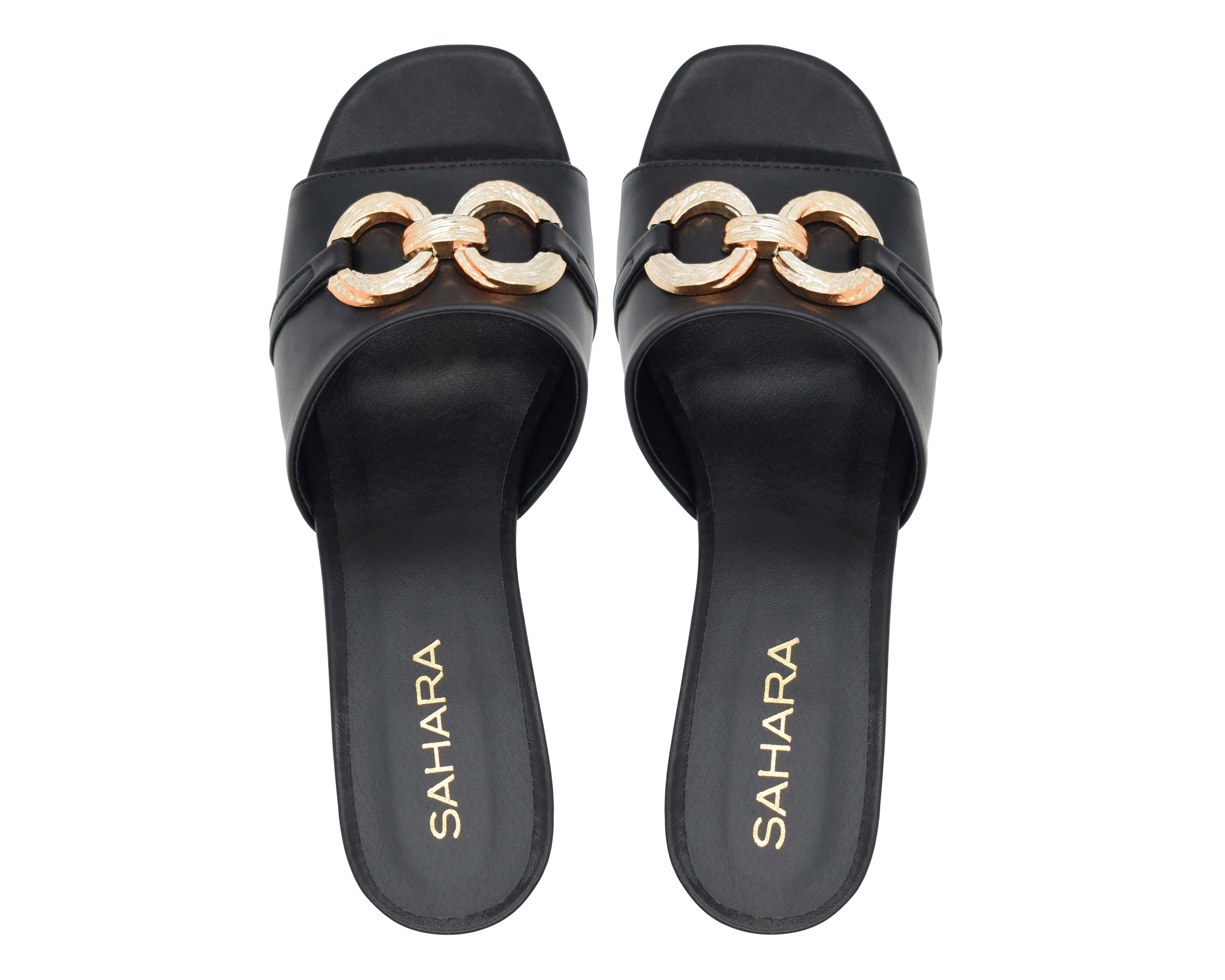 Foto 4 pulgar | Sandalias de Tacón Sahara para Mujer