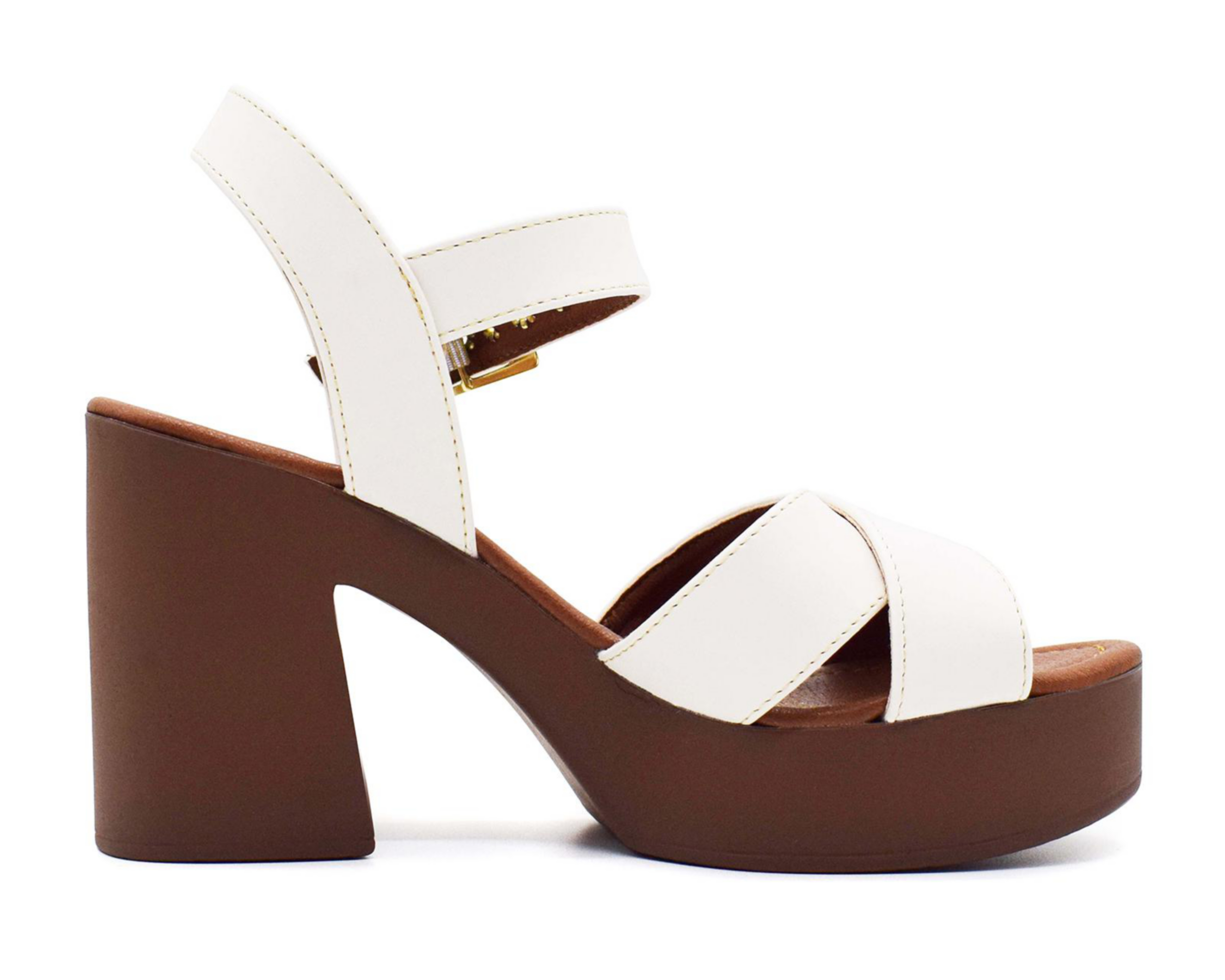 Foto 4 | Sandalias de Tacón Sahara para Mujer
