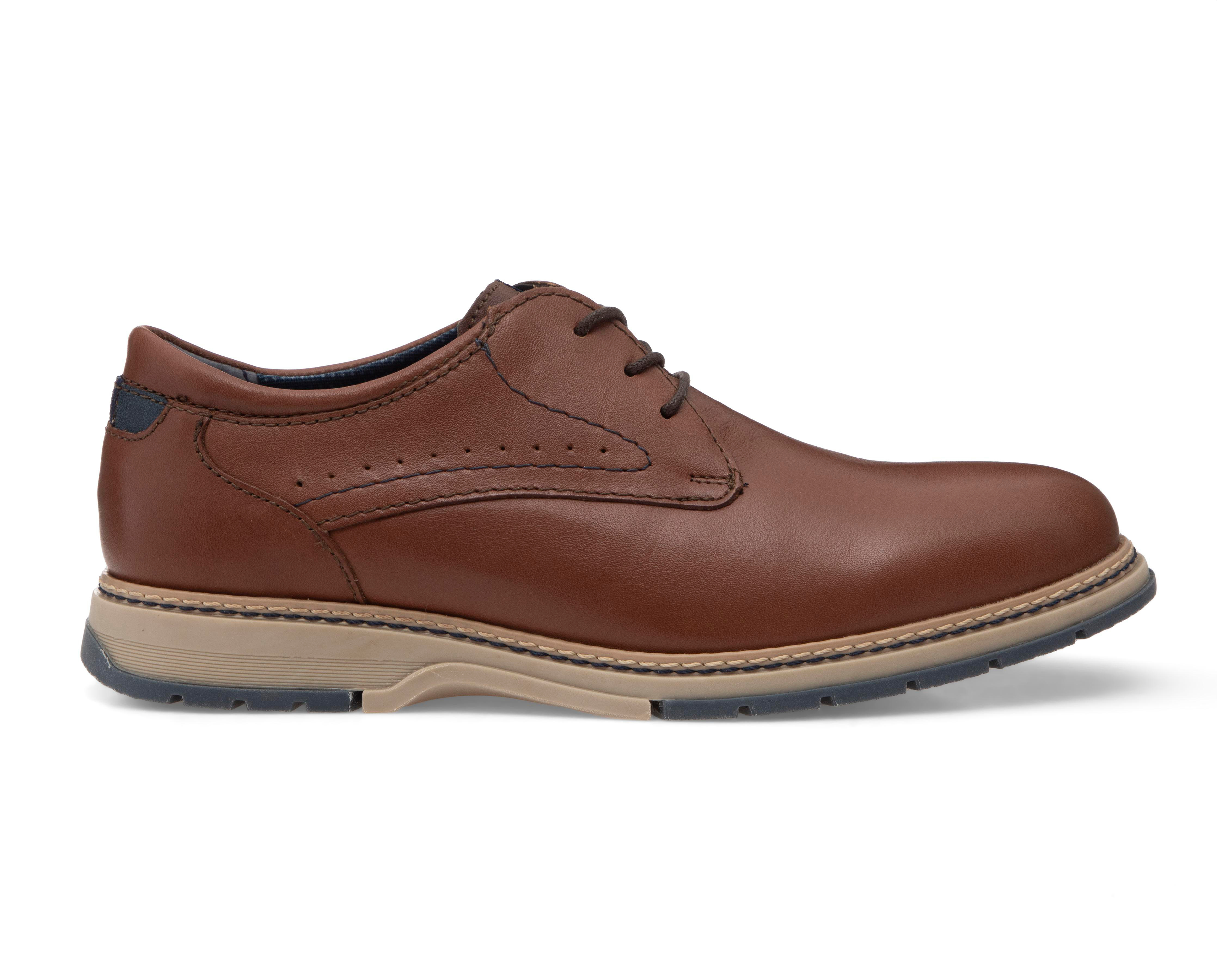 Foto 3 pulgar | Zapatos Casuales Flexi de Piel para Hombre