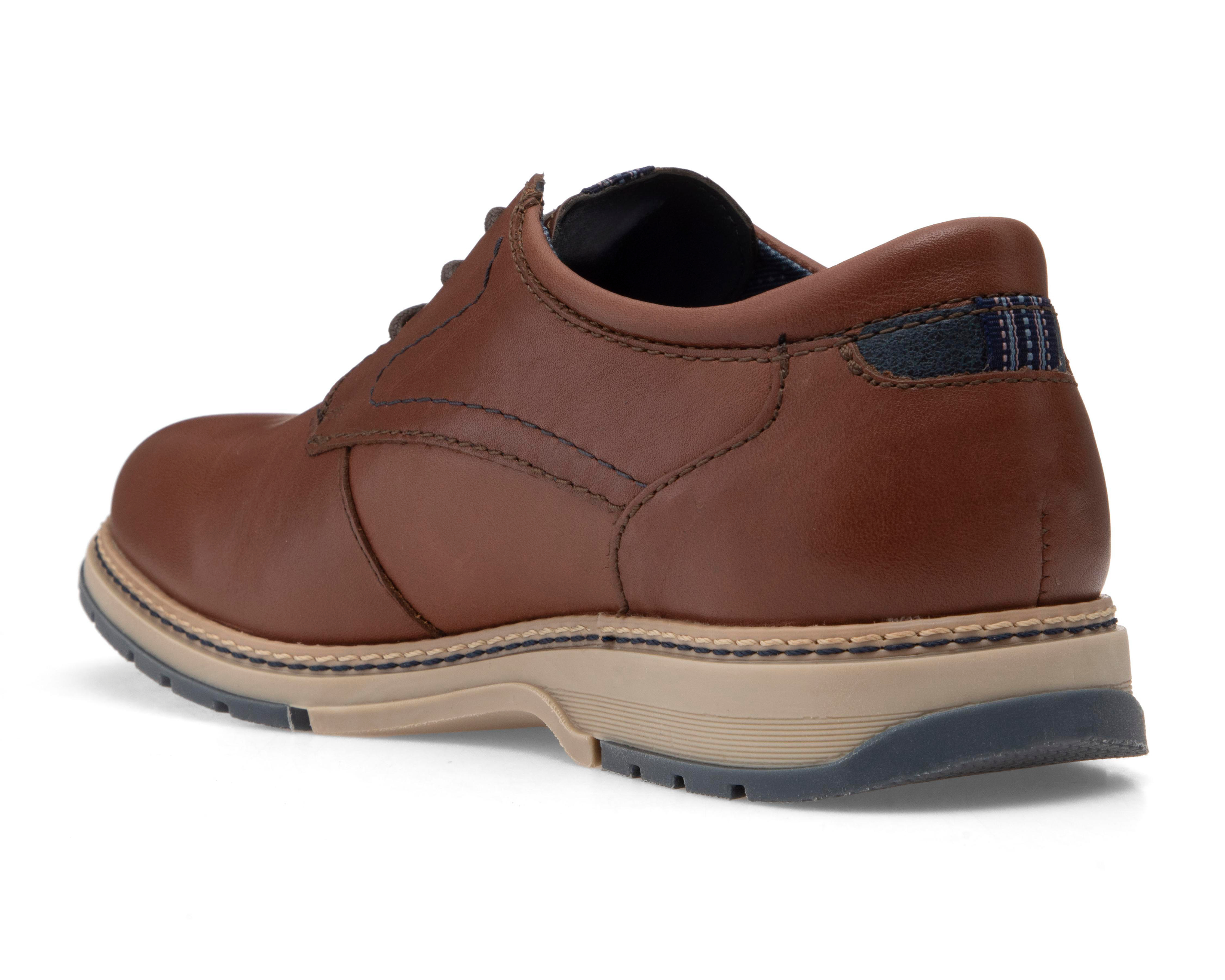 Foto 4 pulgar | Zapatos Casuales Flexi de Piel para Hombre