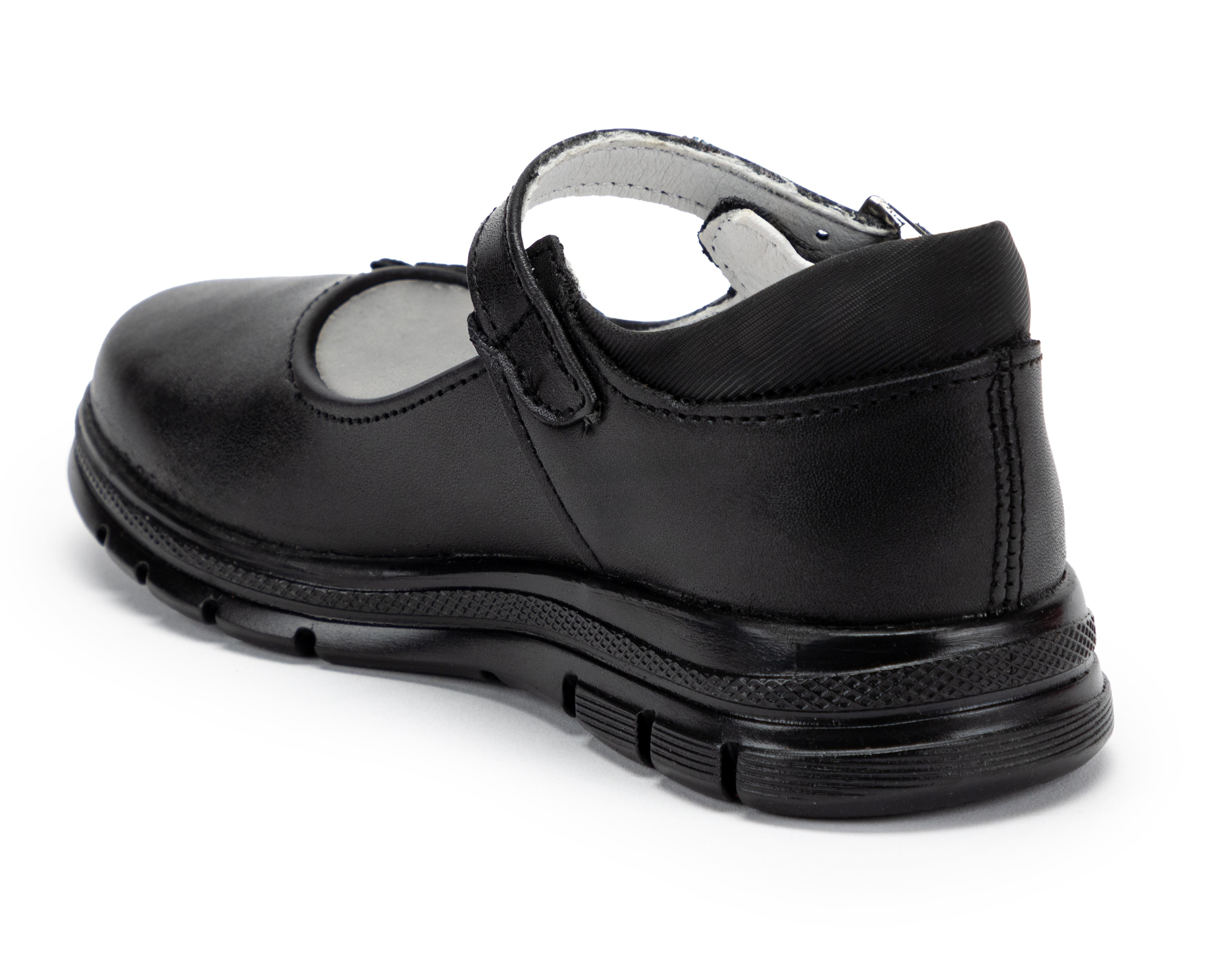Foto 4 pulgar | Zapatos Escolares Grafito de Piel para Niña