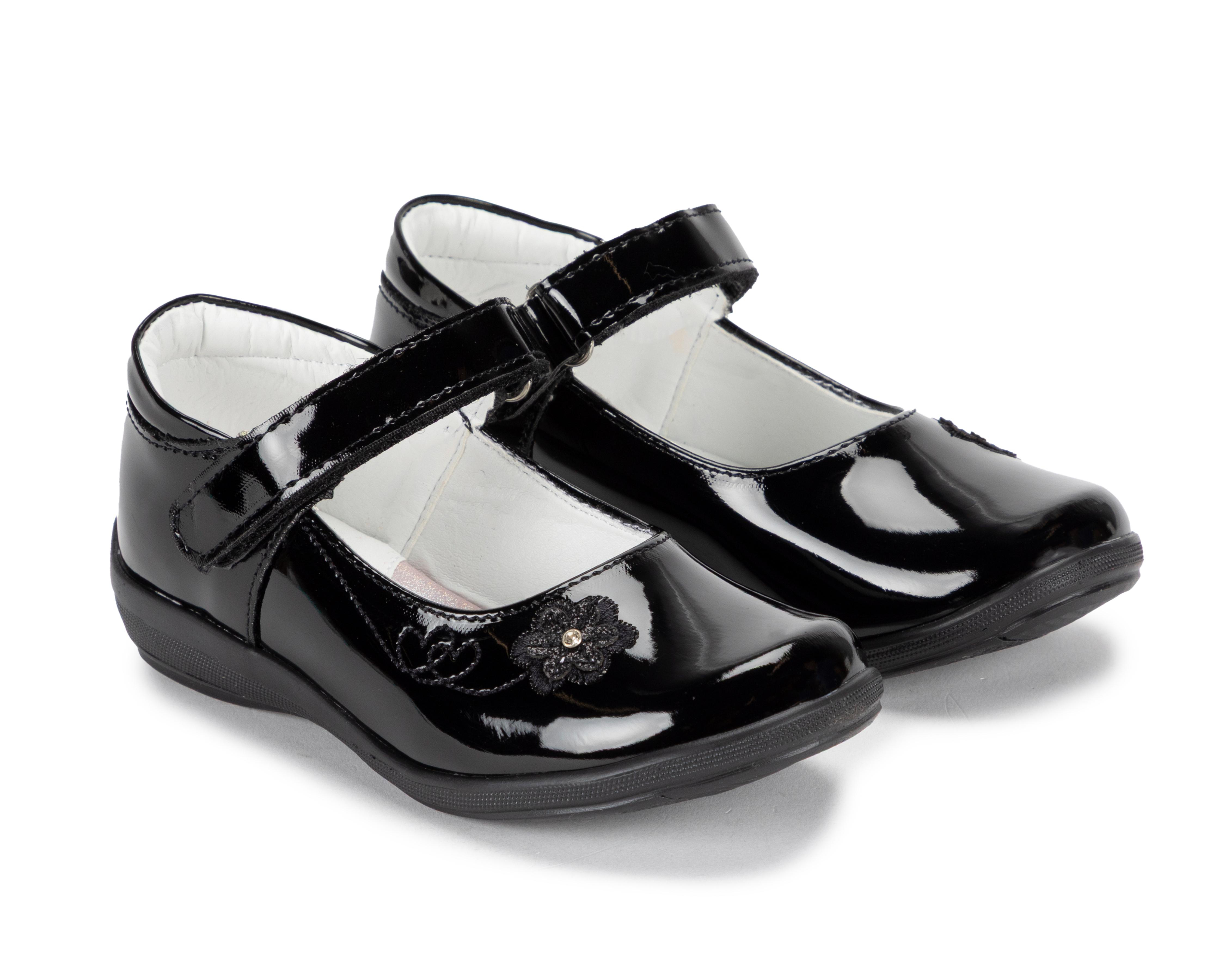 Zapatos Escolares Grafito para Niña