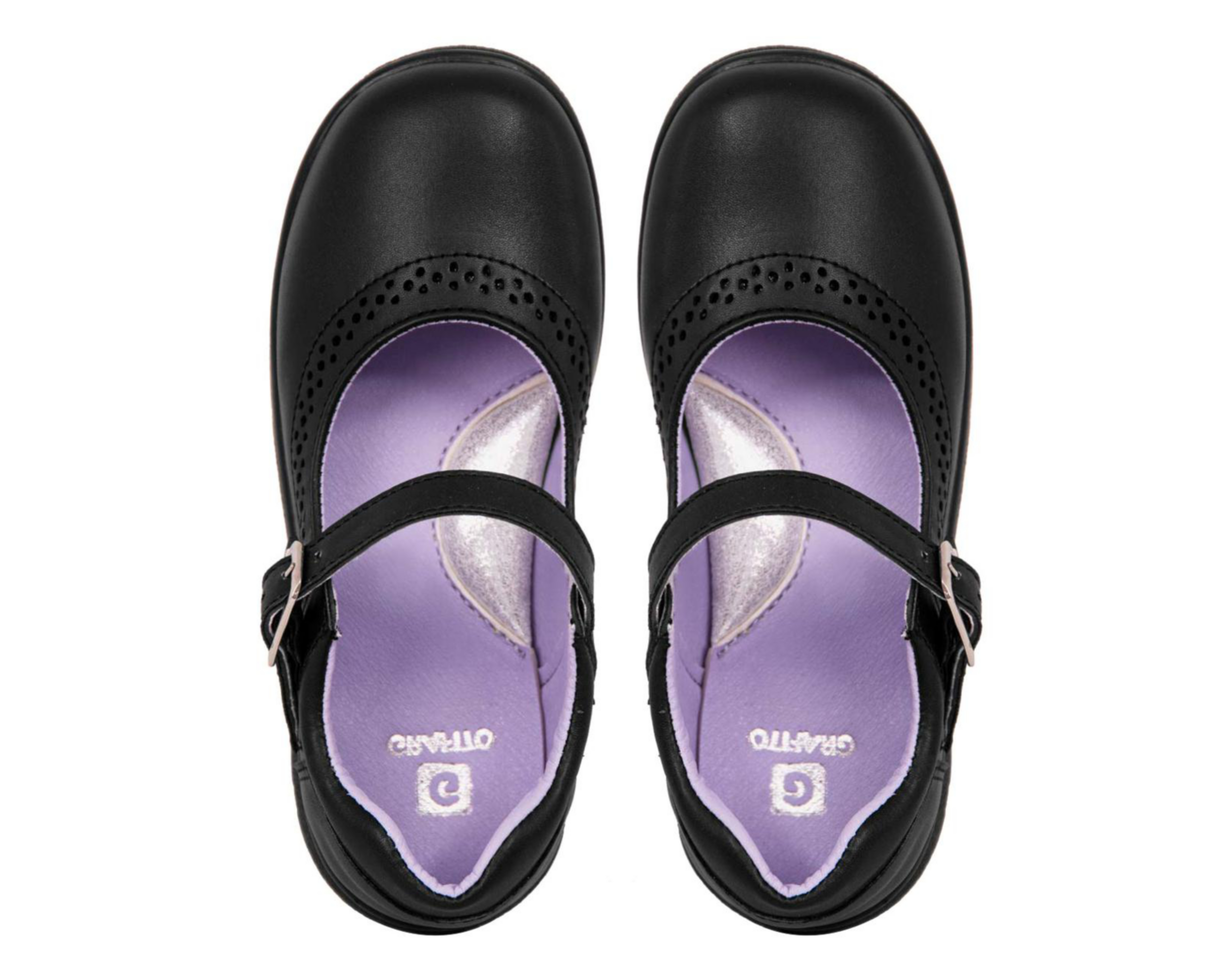 Foto 4 pulgar | Zapatos Escolares Grafito para Niña