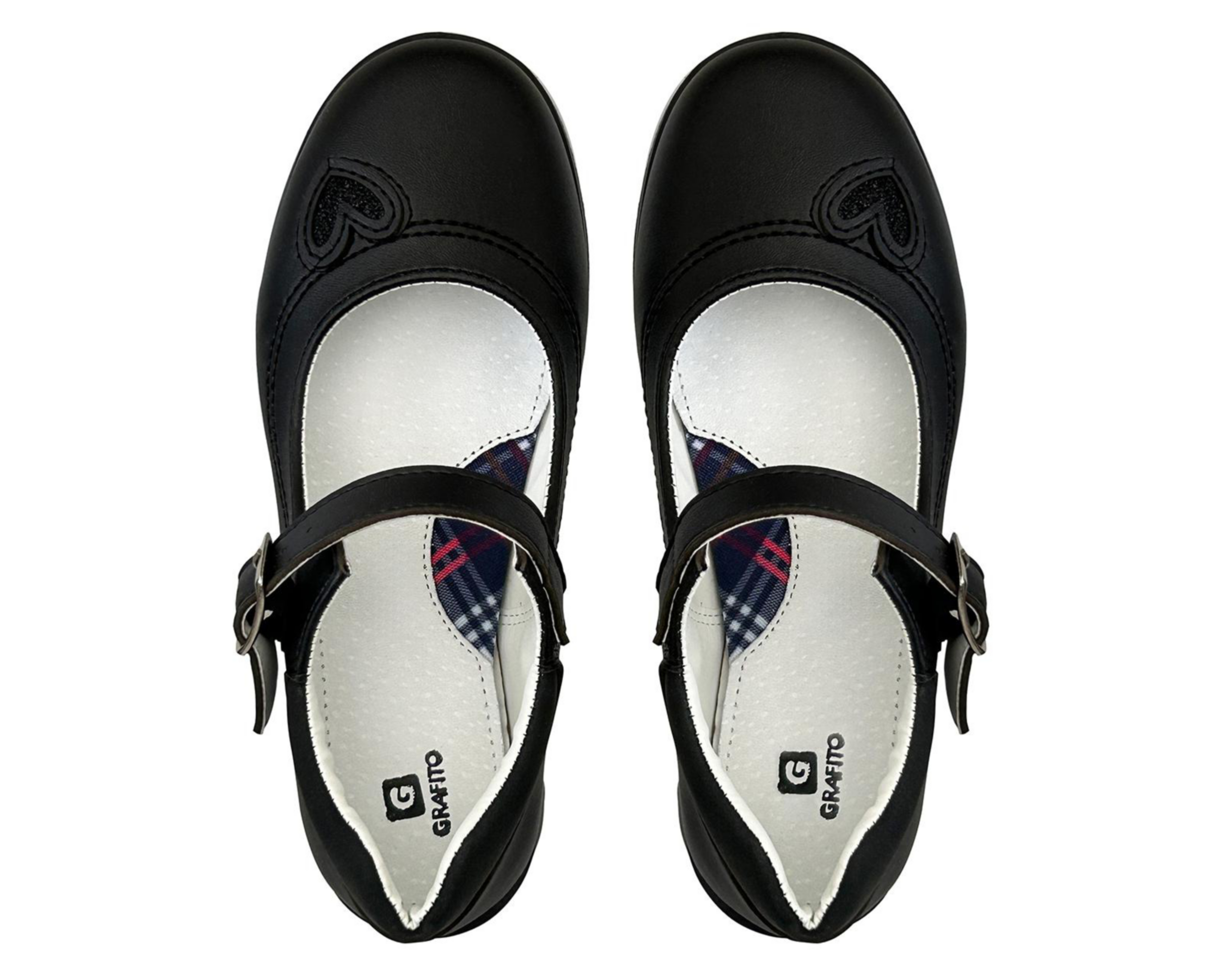 Foto 4 pulgar | Zapatos Escolares Grafito para Niña