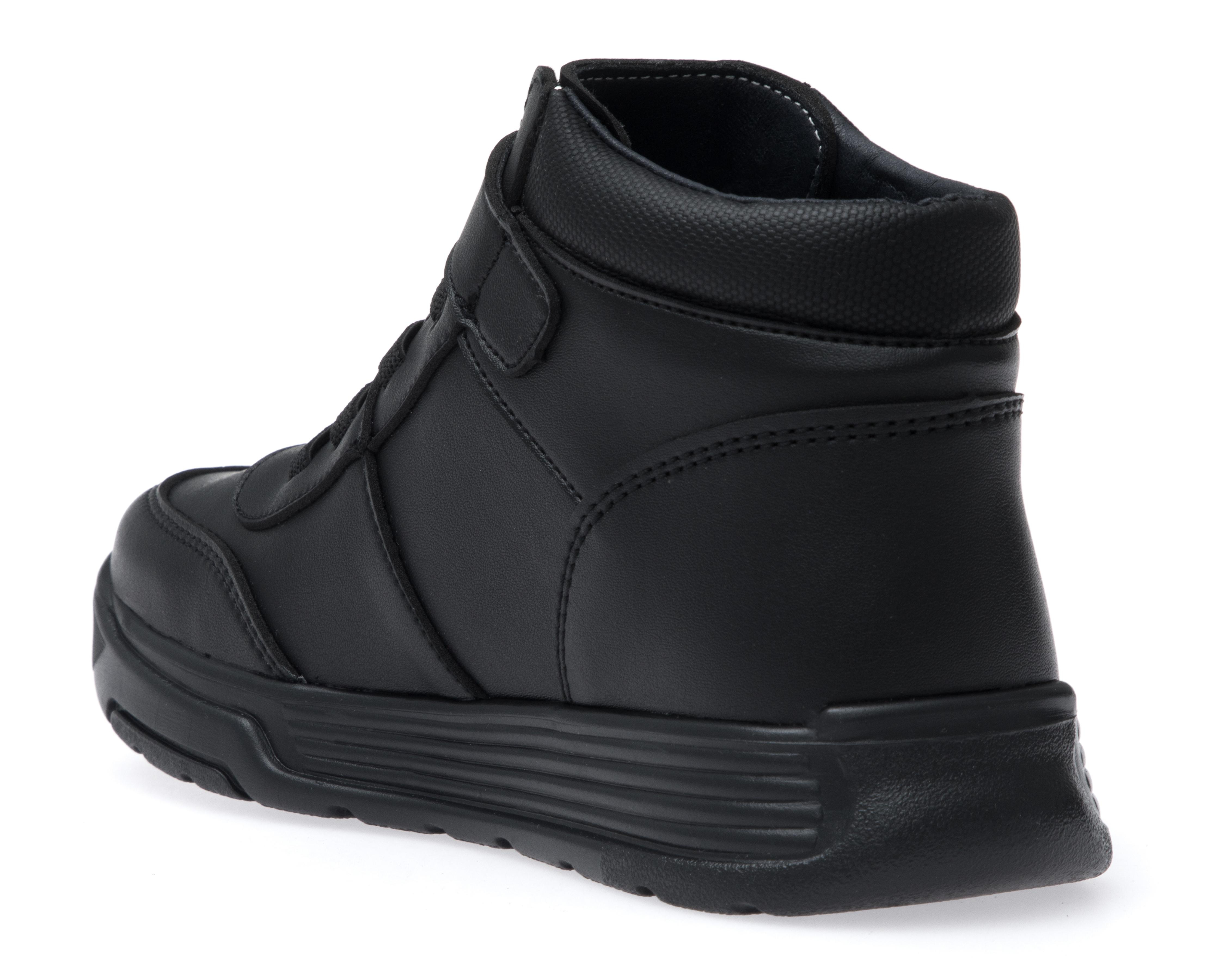 Foto 4 pulgar | Zapatos Escolares Grafito de Piel para Niño