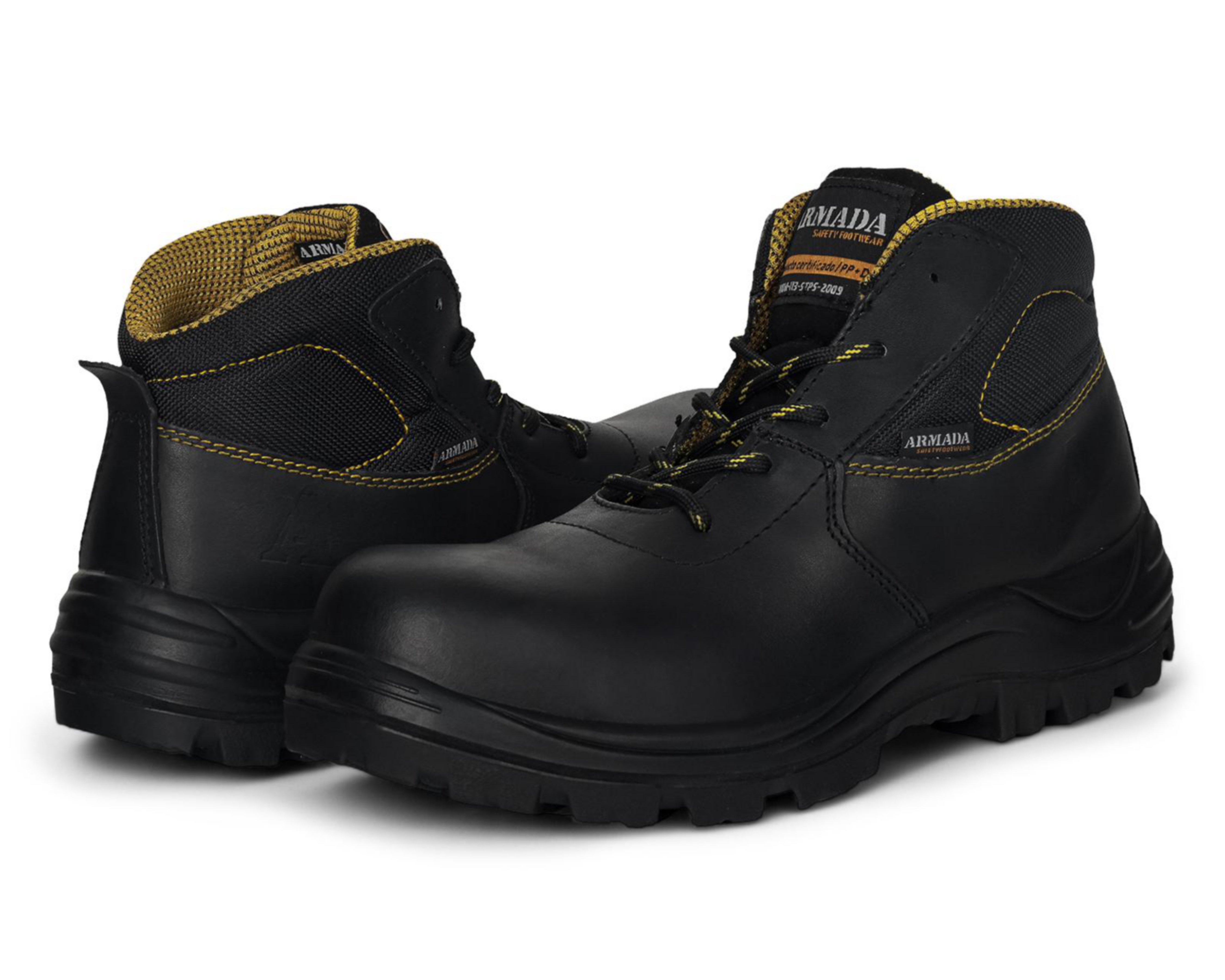 Foto 2 pulgar | Botas de Trabajo Armada de Piel para Hombre