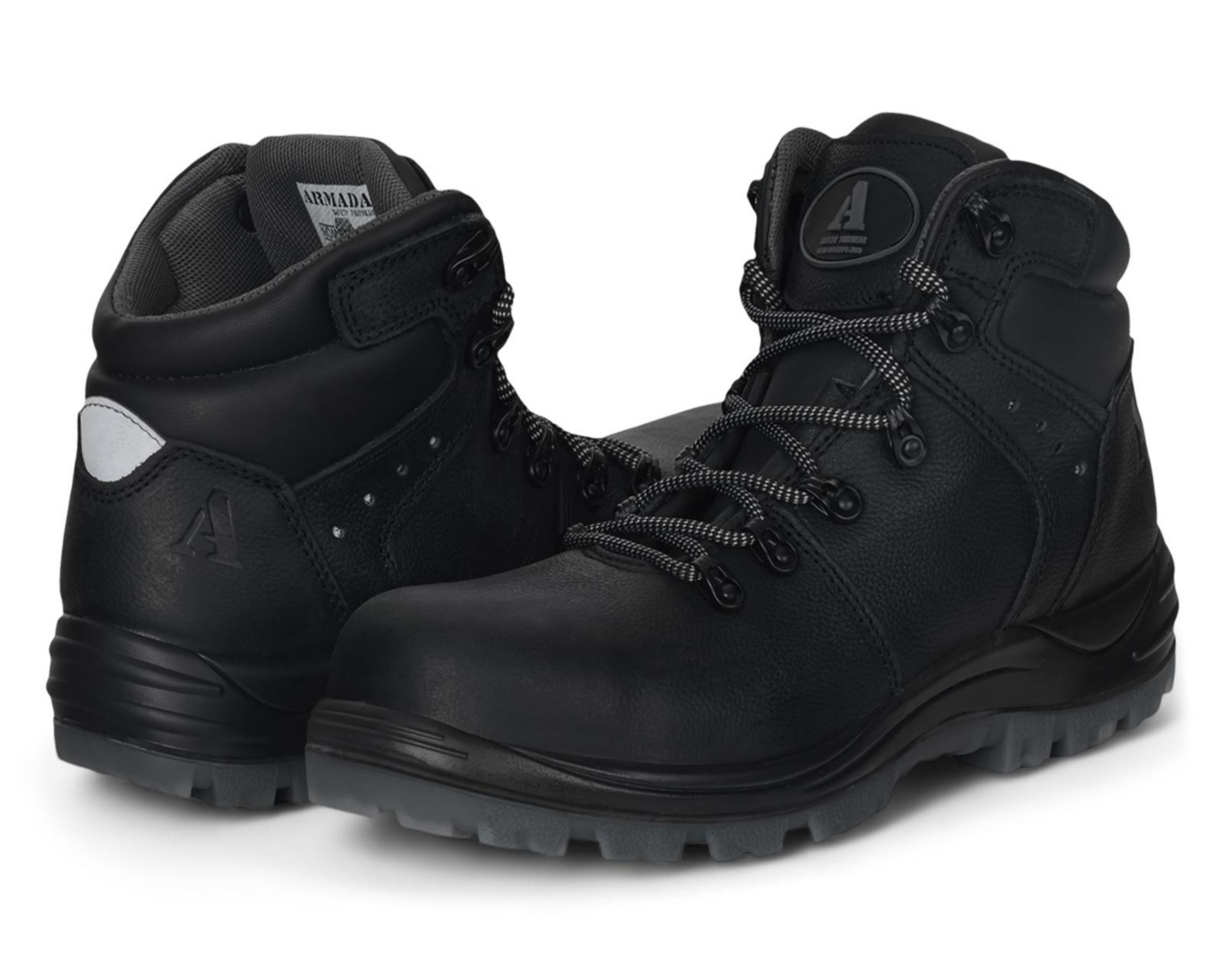 Foto 2 pulgar | Botas de Trabajo Armada de Piel para Hombre
