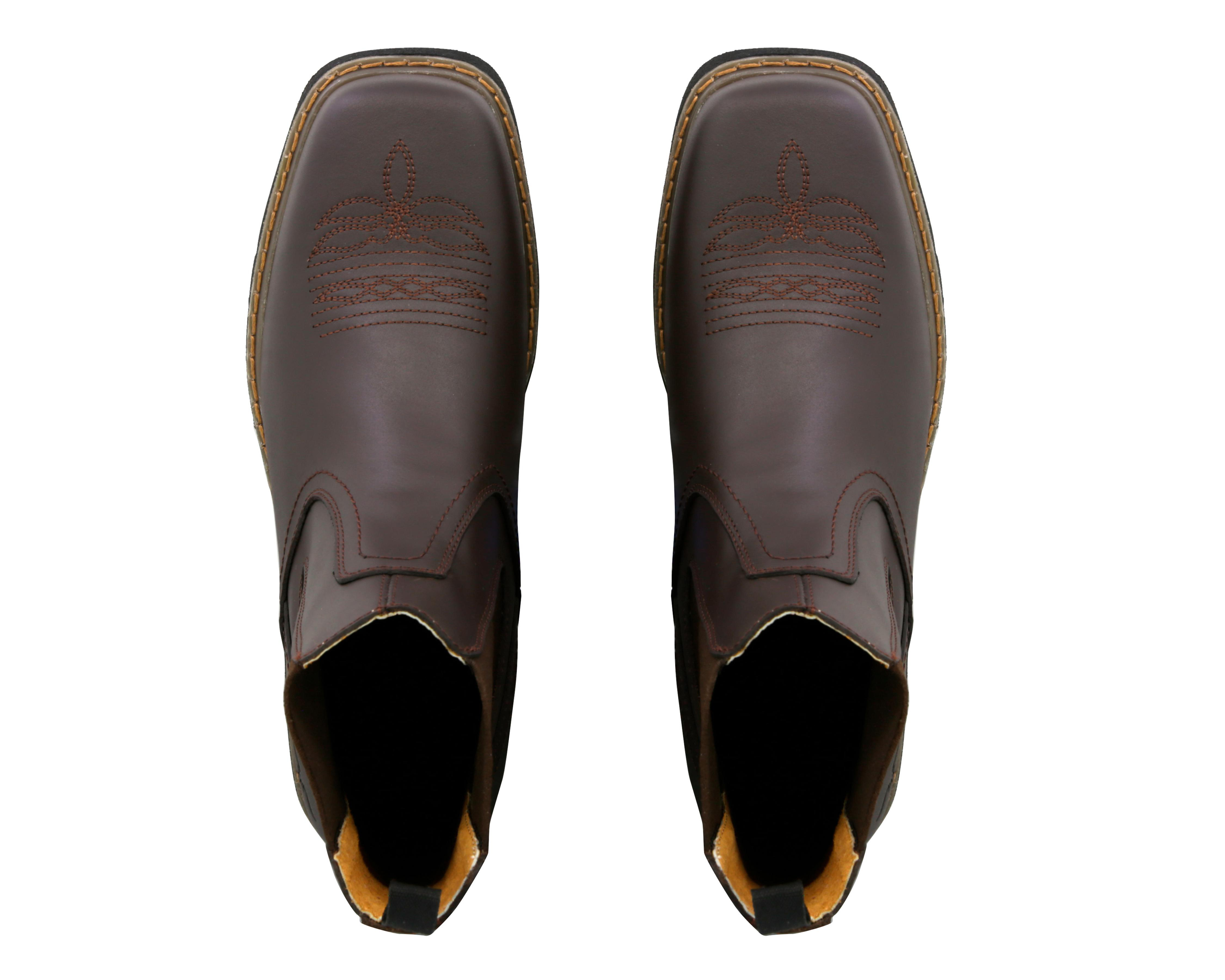 Foto 4 pulgar | Botas Vaqueras Texaban de Piel para Hombre