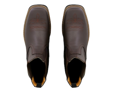 Foto 3 | Botas Vaqueras Texaban de Piel para Hombre