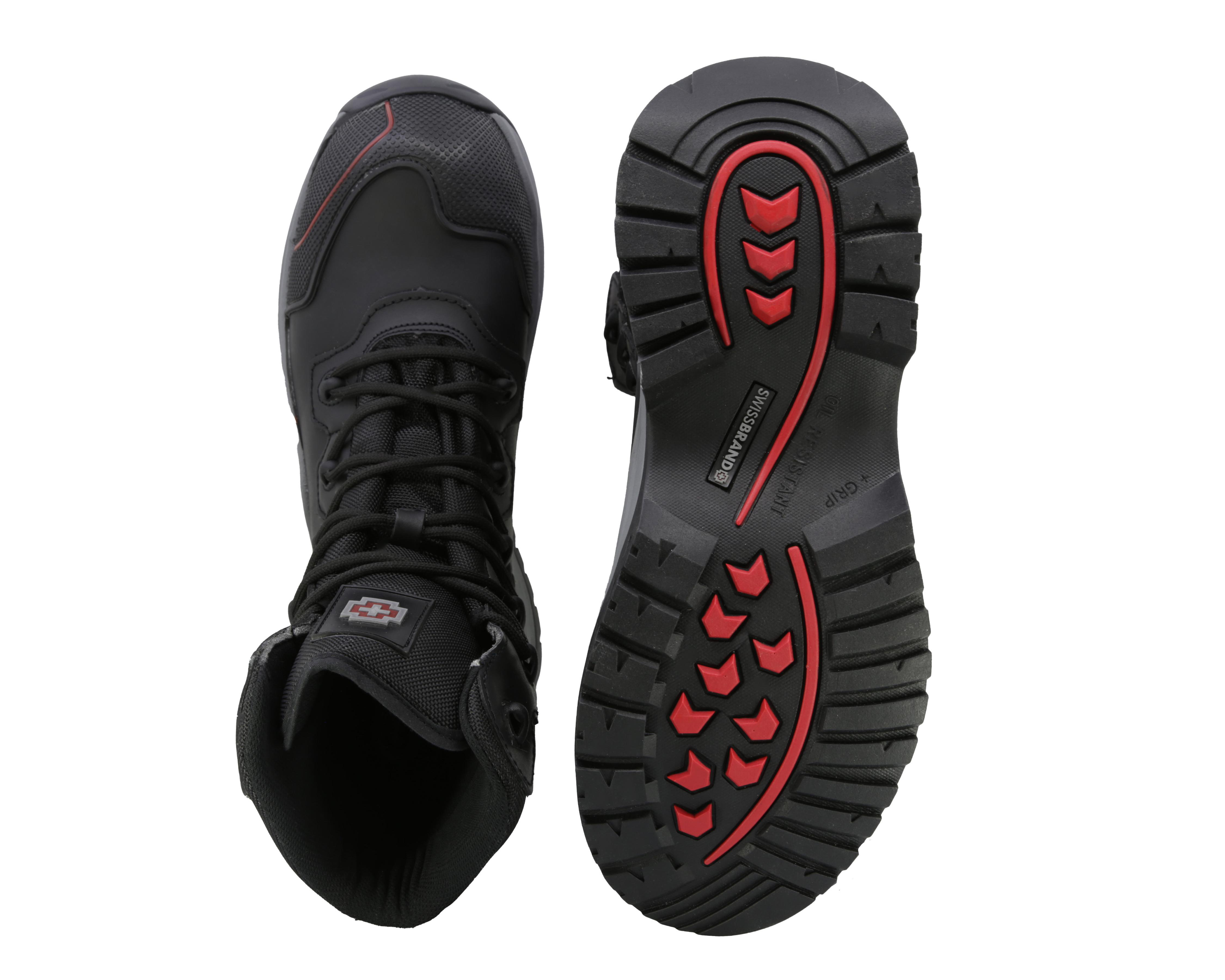 Foto 3 pulgar | Botas de Trabajo Swissbrand de Piel para Hombre Certificada