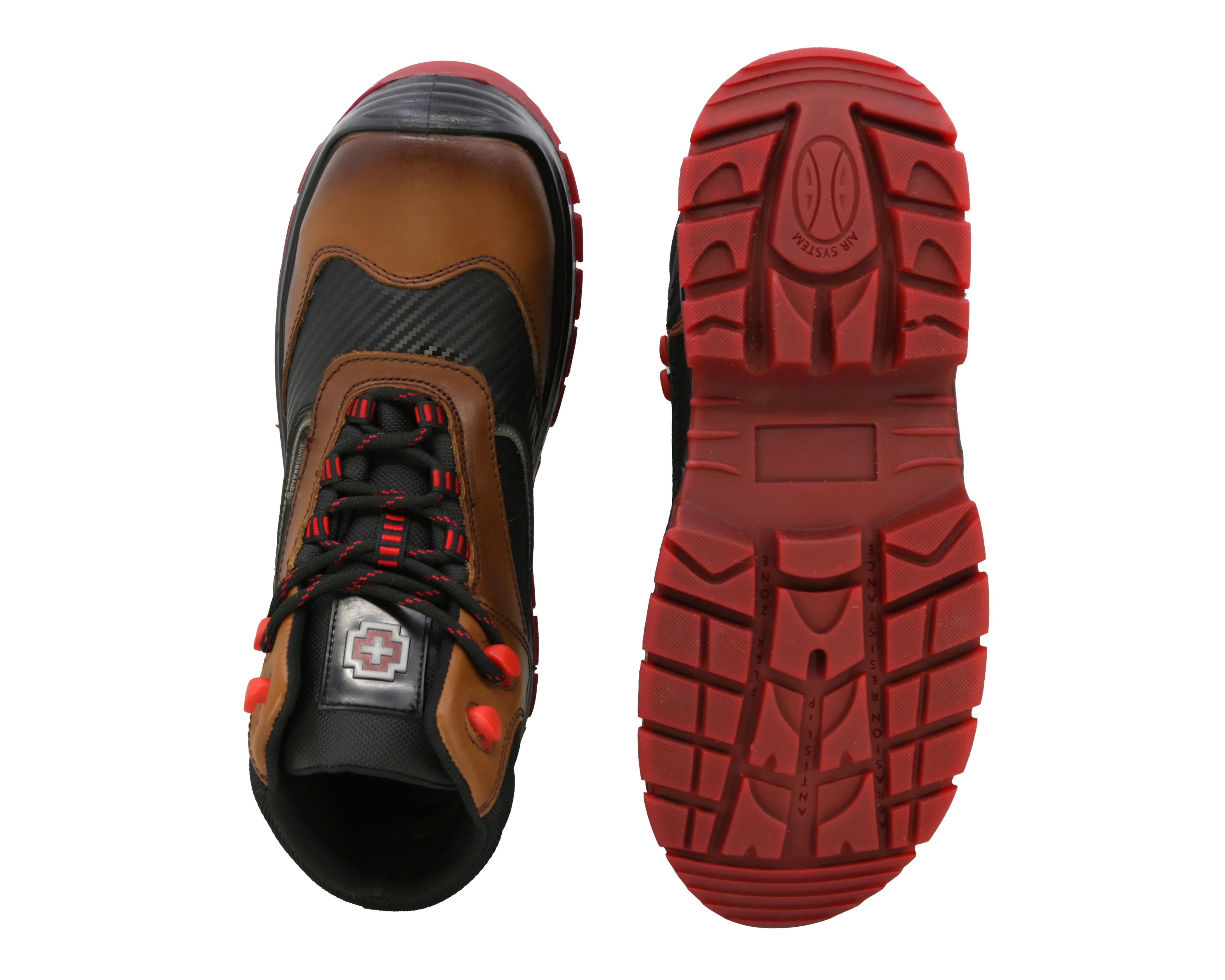Foto 3 pulgar | Botas de Trabajo Swissbrand de Piel para Hombre