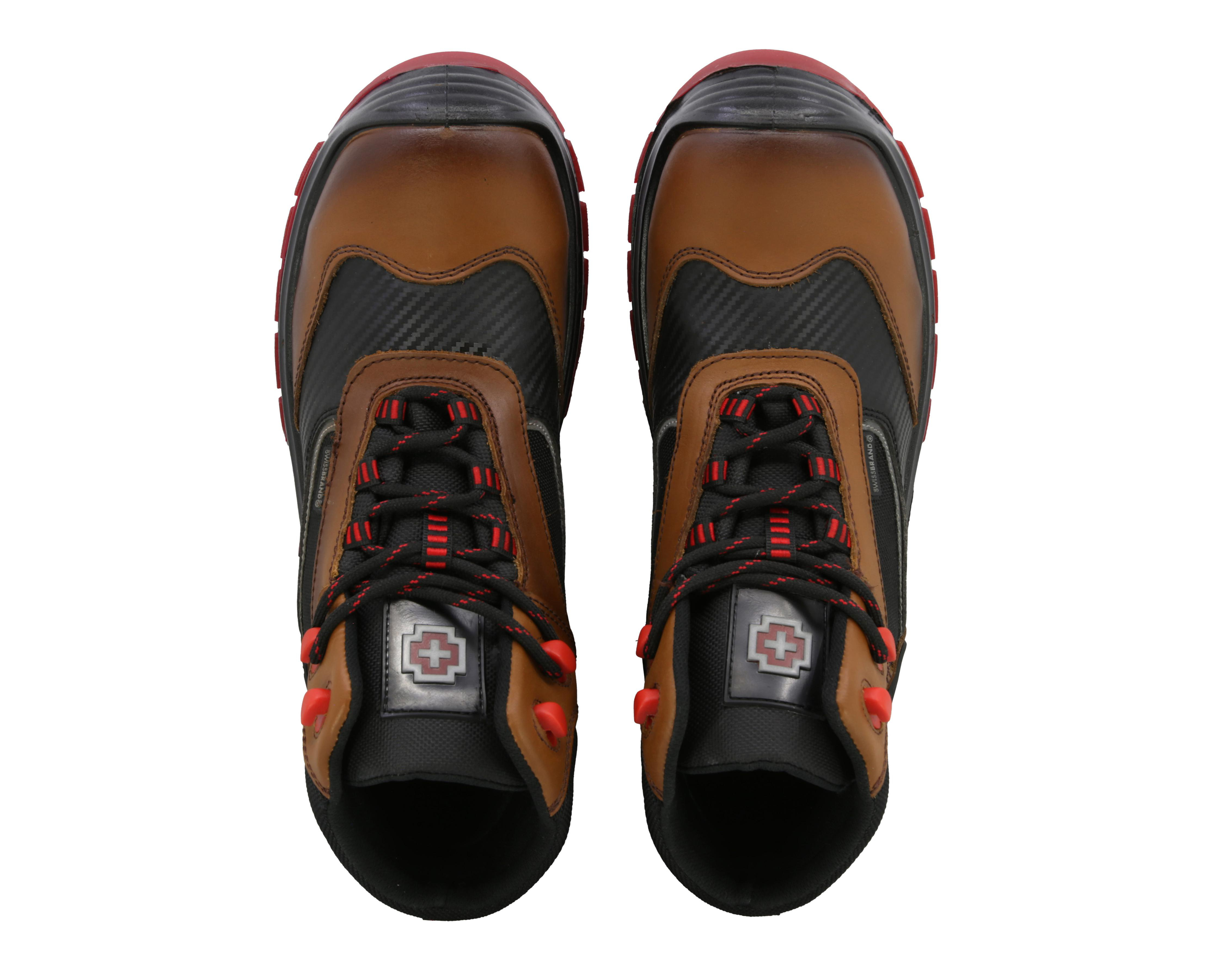 Foto 4 pulgar | Botas de Trabajo Swissbrand de Piel para Hombre