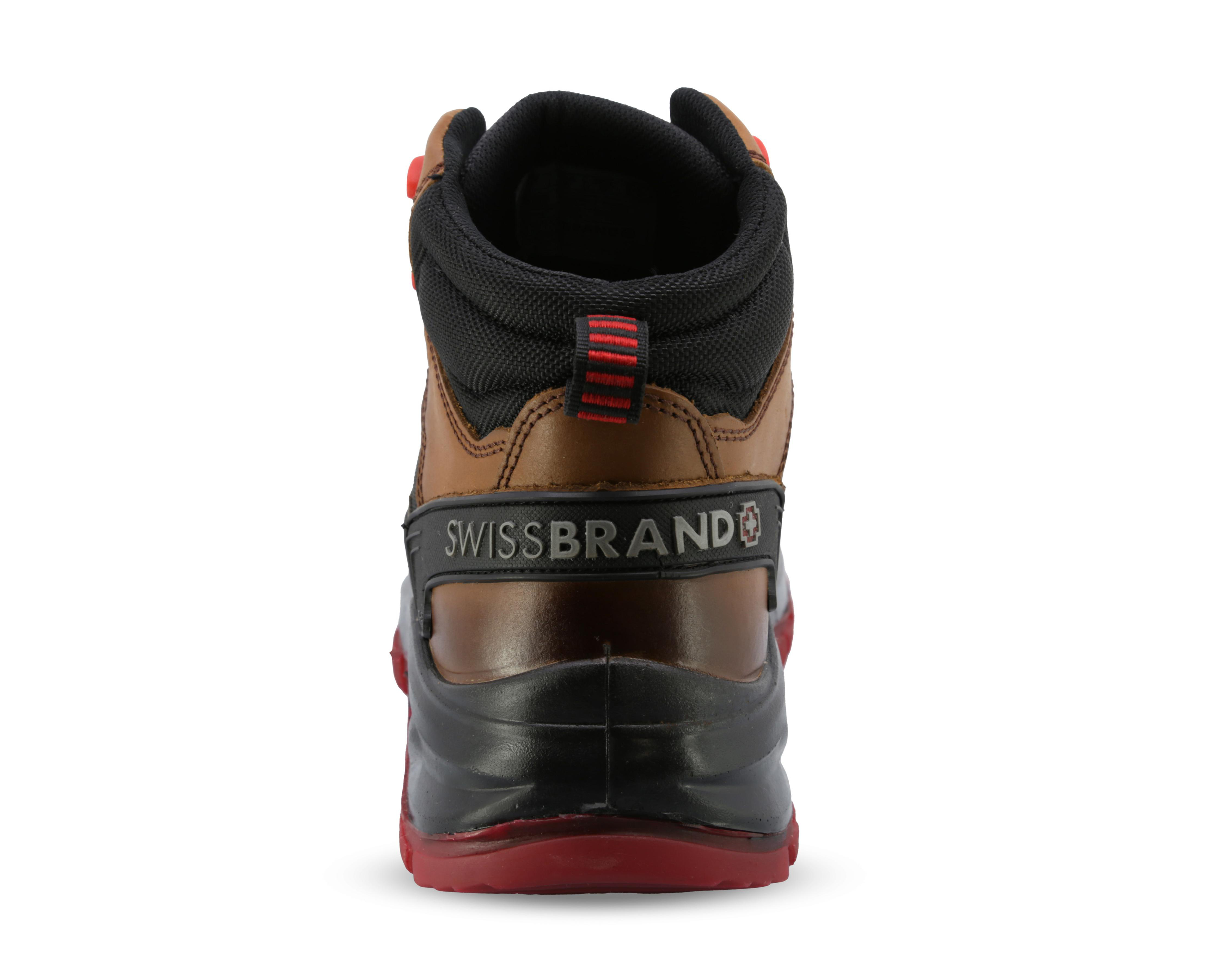 Foto 7 pulgar | Botas de Trabajo Swissbrand de Piel para Hombre