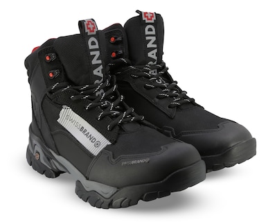 Foto 1 | Botas Outdoor Swissbrand Alpes 407 de Piel para Hombre