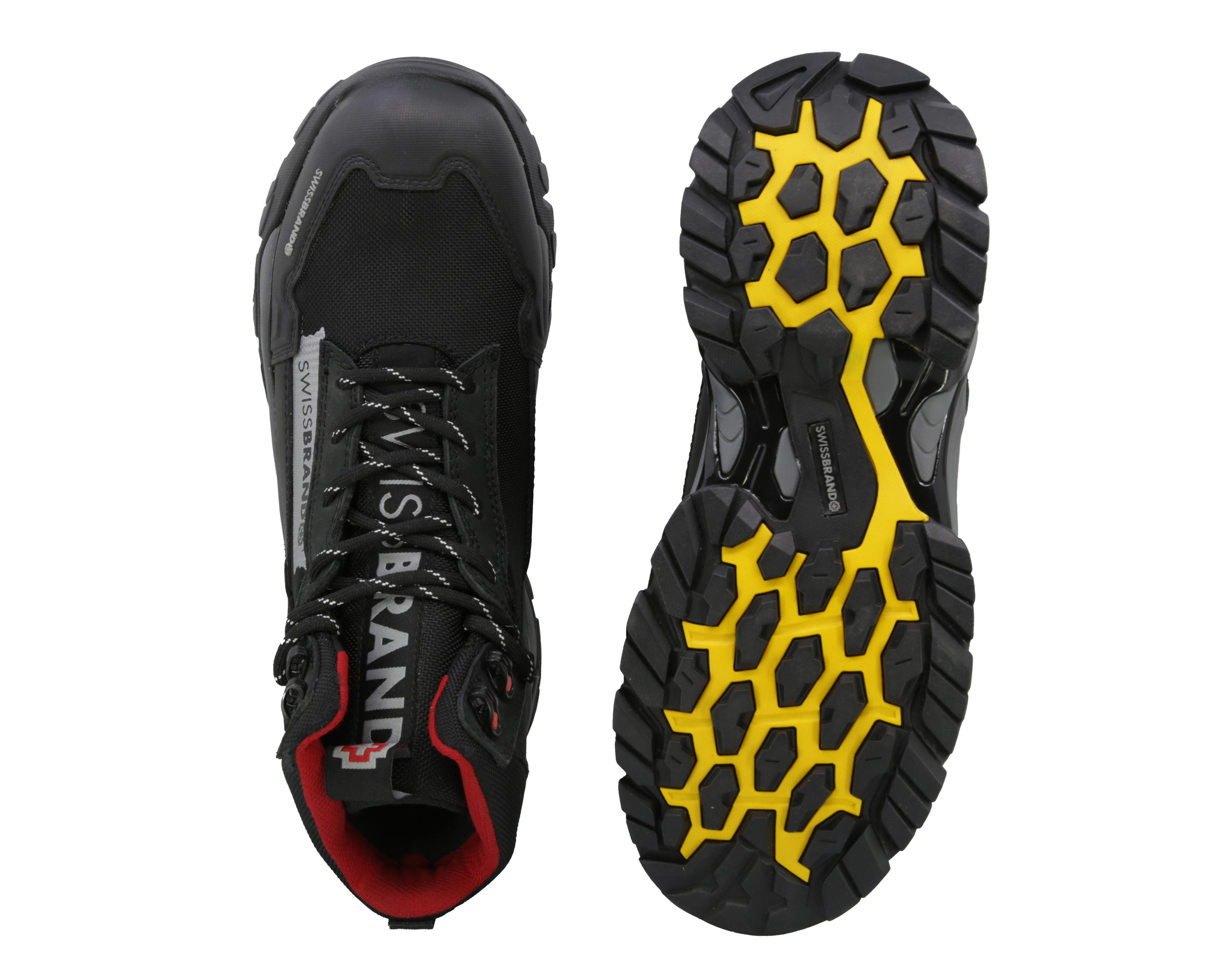 Foto 3 pulgar | Botas Outdoor Swissbrand Alpes 407 de Piel para Hombre