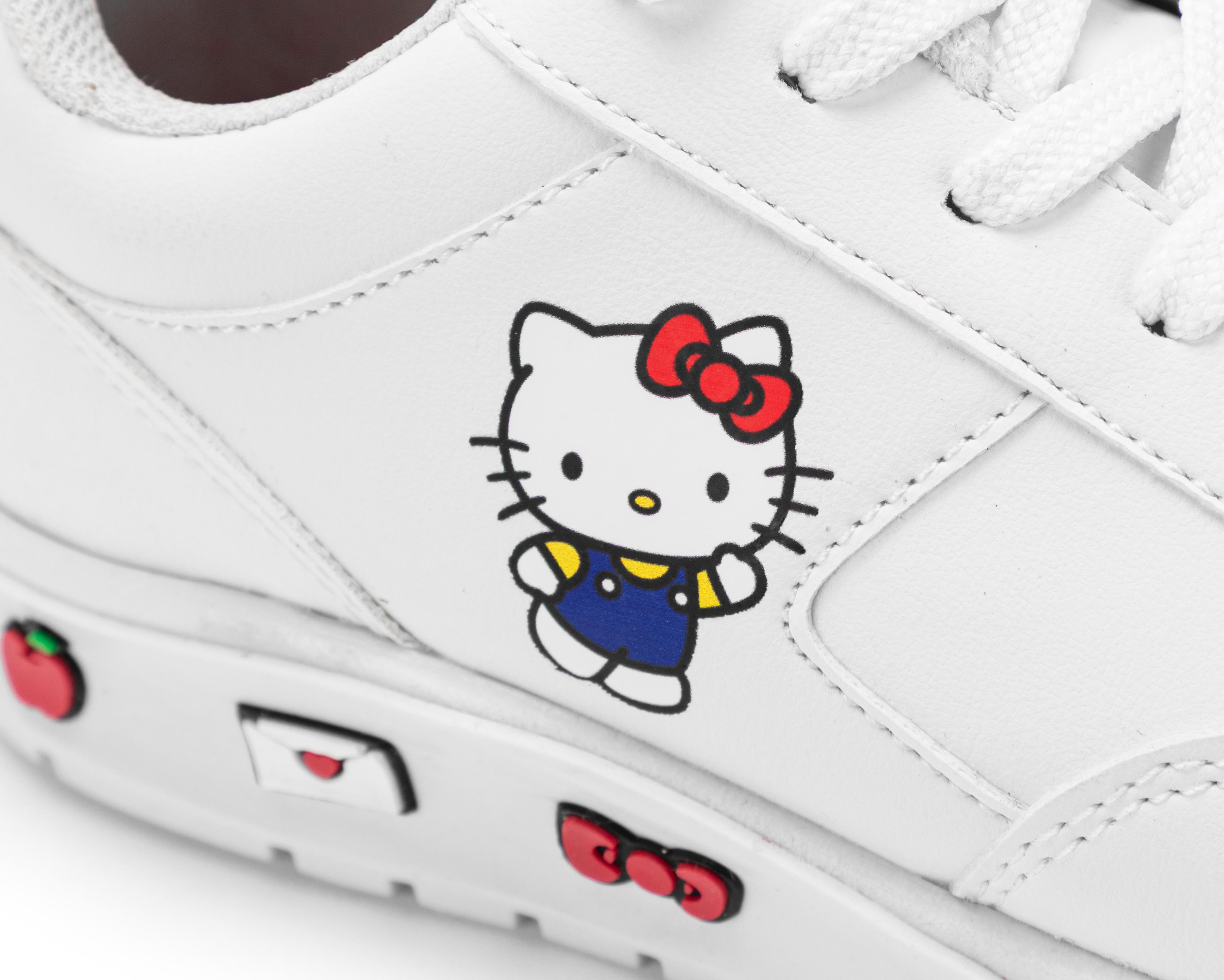 Foto 7 pulgar | Tenis Casuales Hello Kitty para Niña