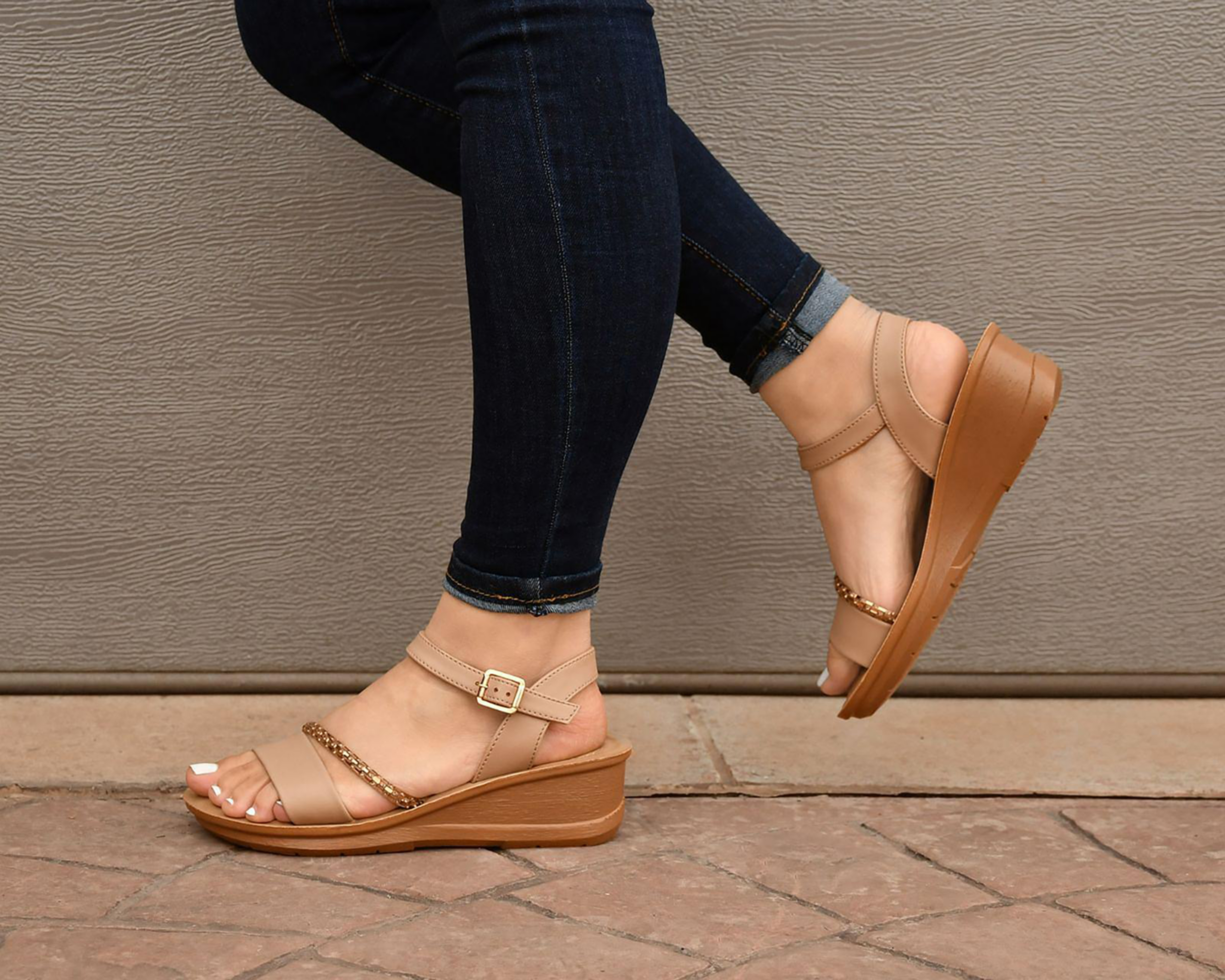 Foto 8 pulgar | Sandalias Confort Lady Sun Conforto para Mujer