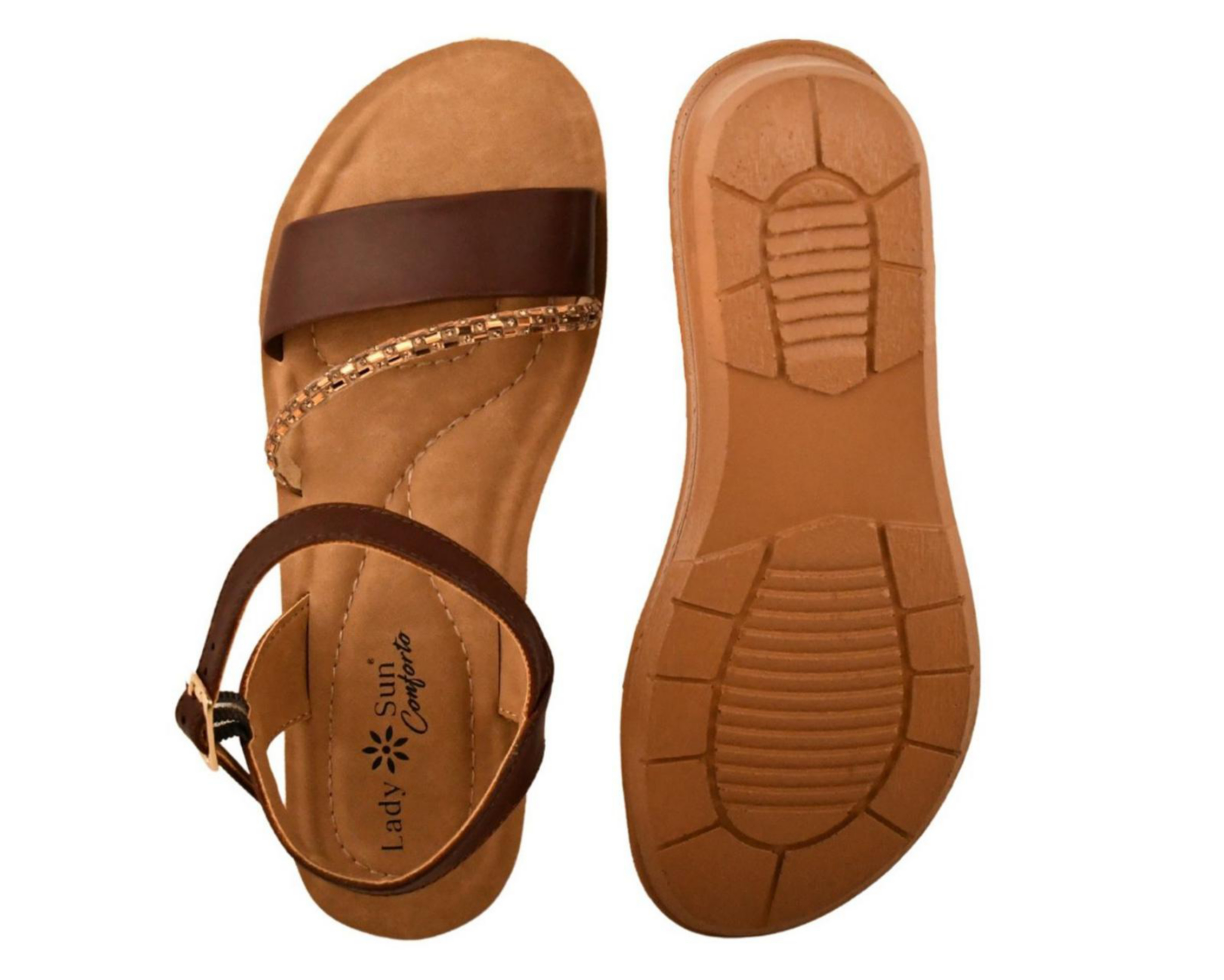 Foto 3 pulgar | Sandalias Casuales Lady Sun Conforto para Mujer