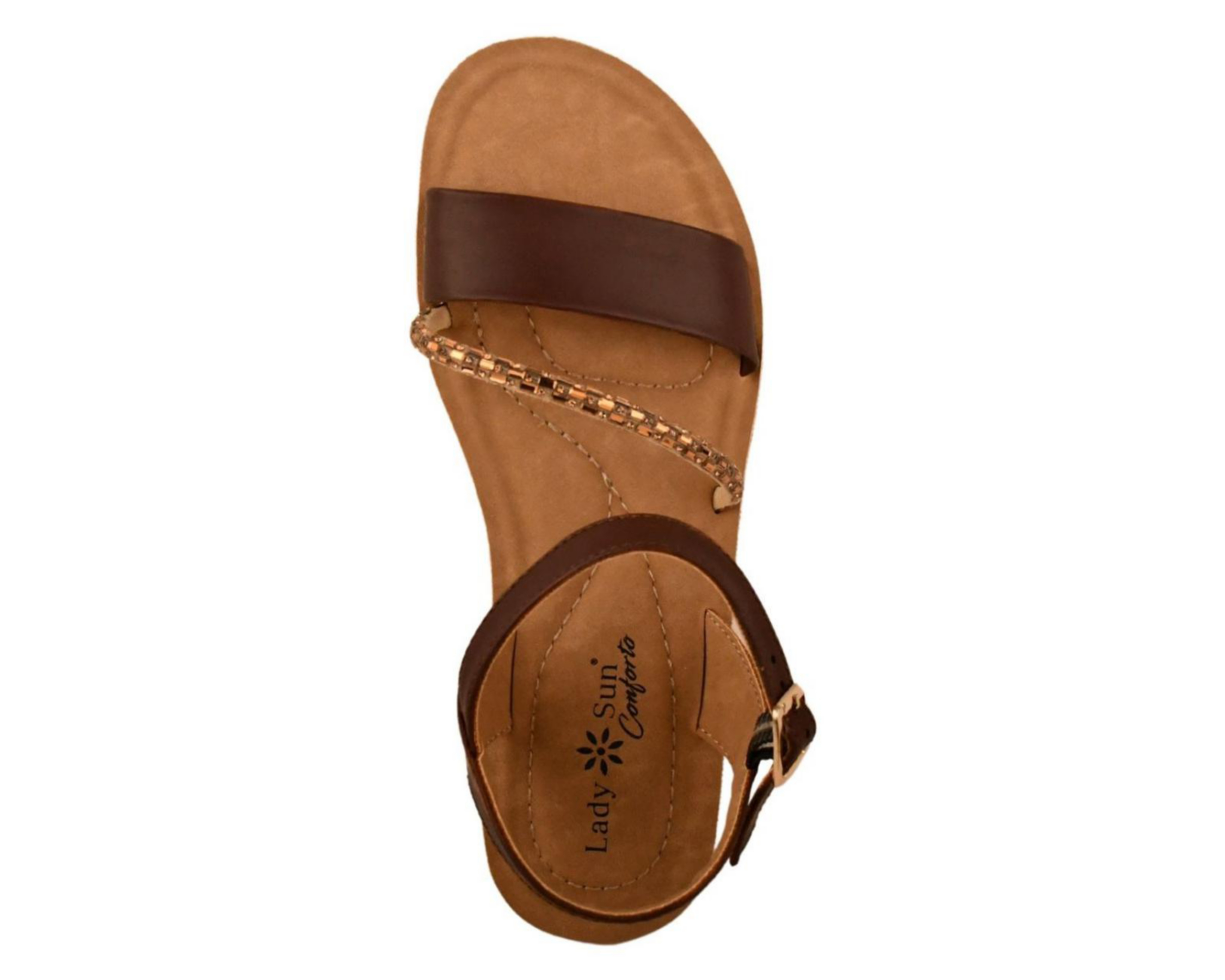 Foto 6 pulgar | Sandalias Casuales Lady Sun Conforto para Mujer