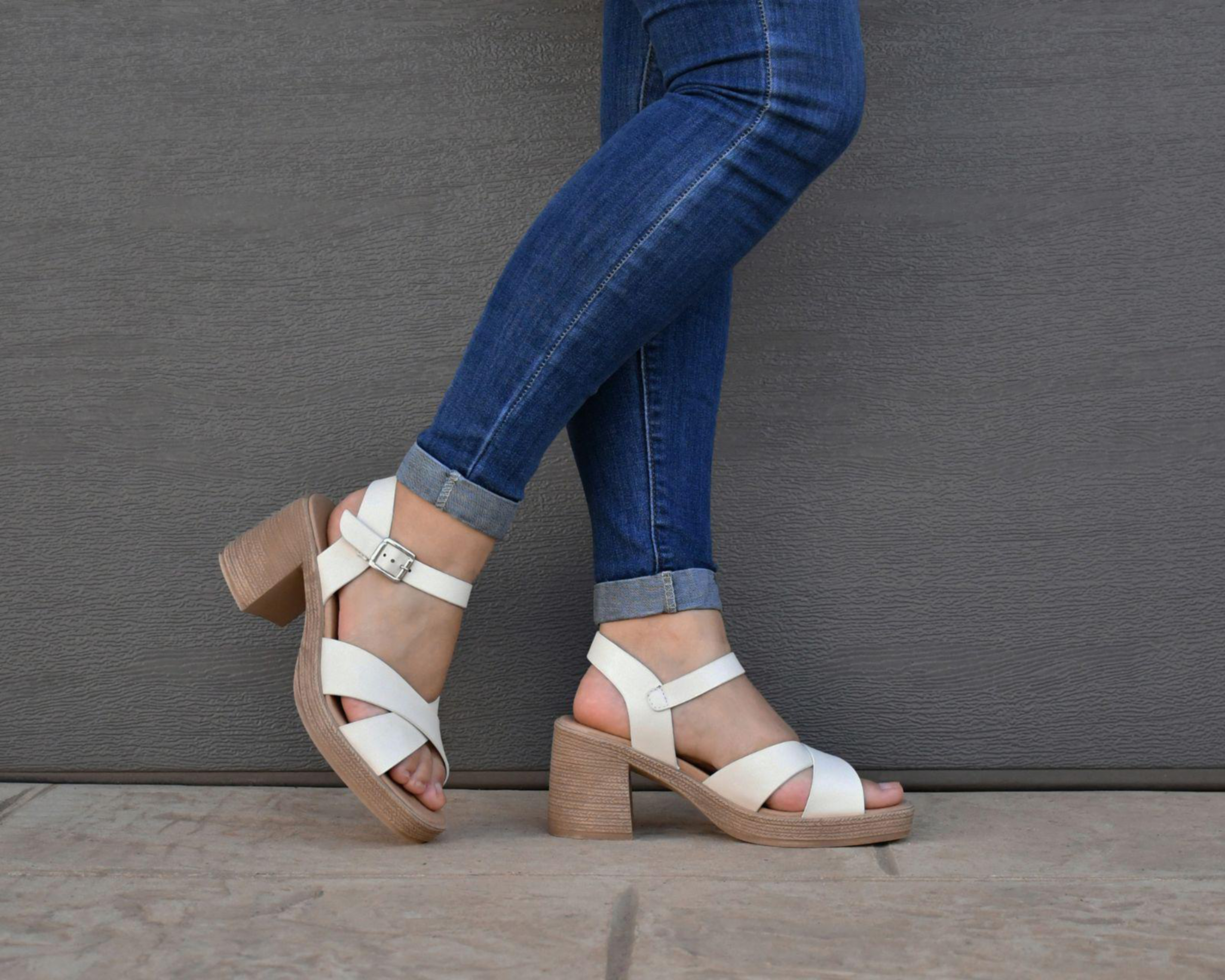 Foto 7 | Sandalias de Tacón Sahara para Mujer