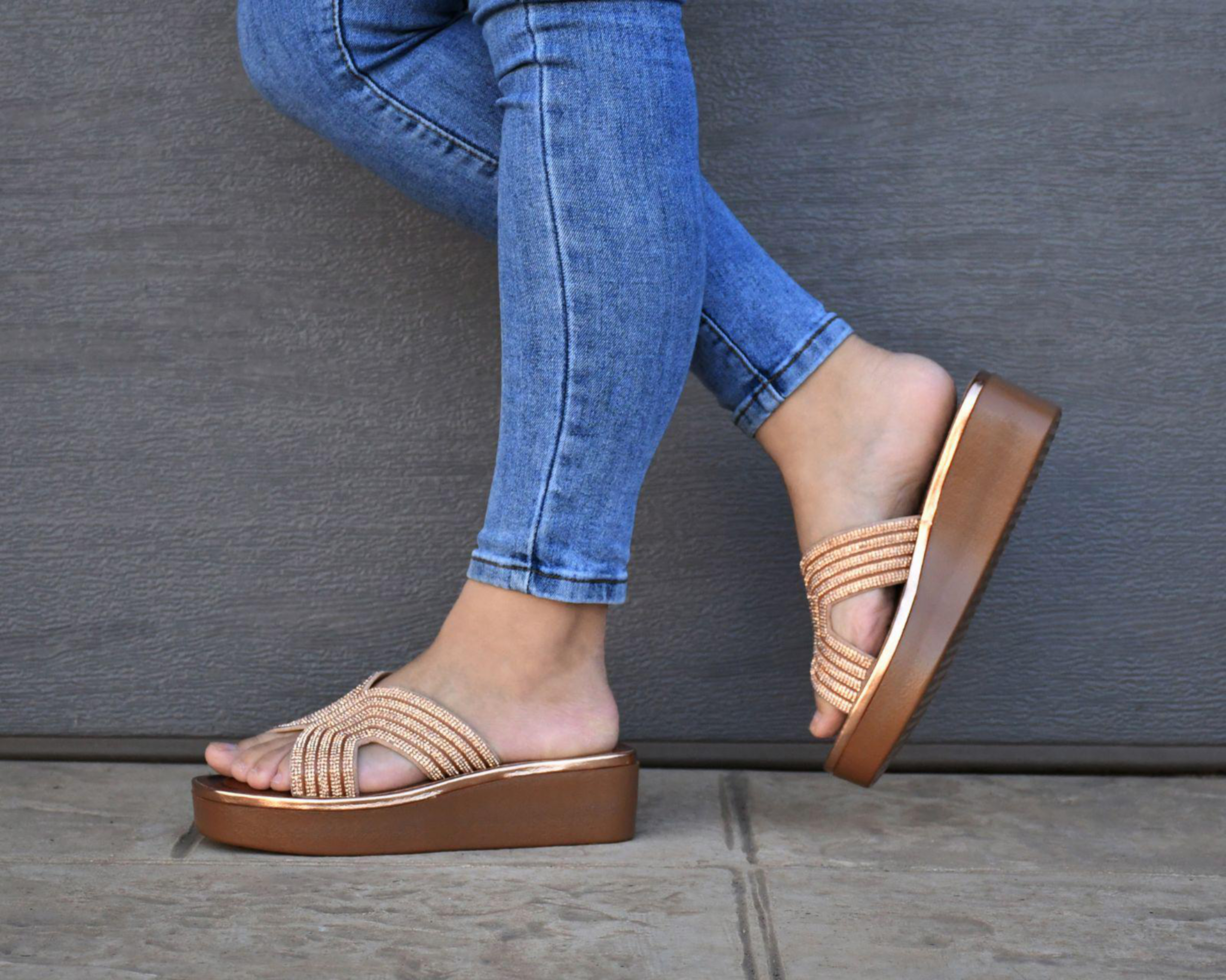 Foto 8 pulgar | Sandalias Casuales Sahara para Mujer