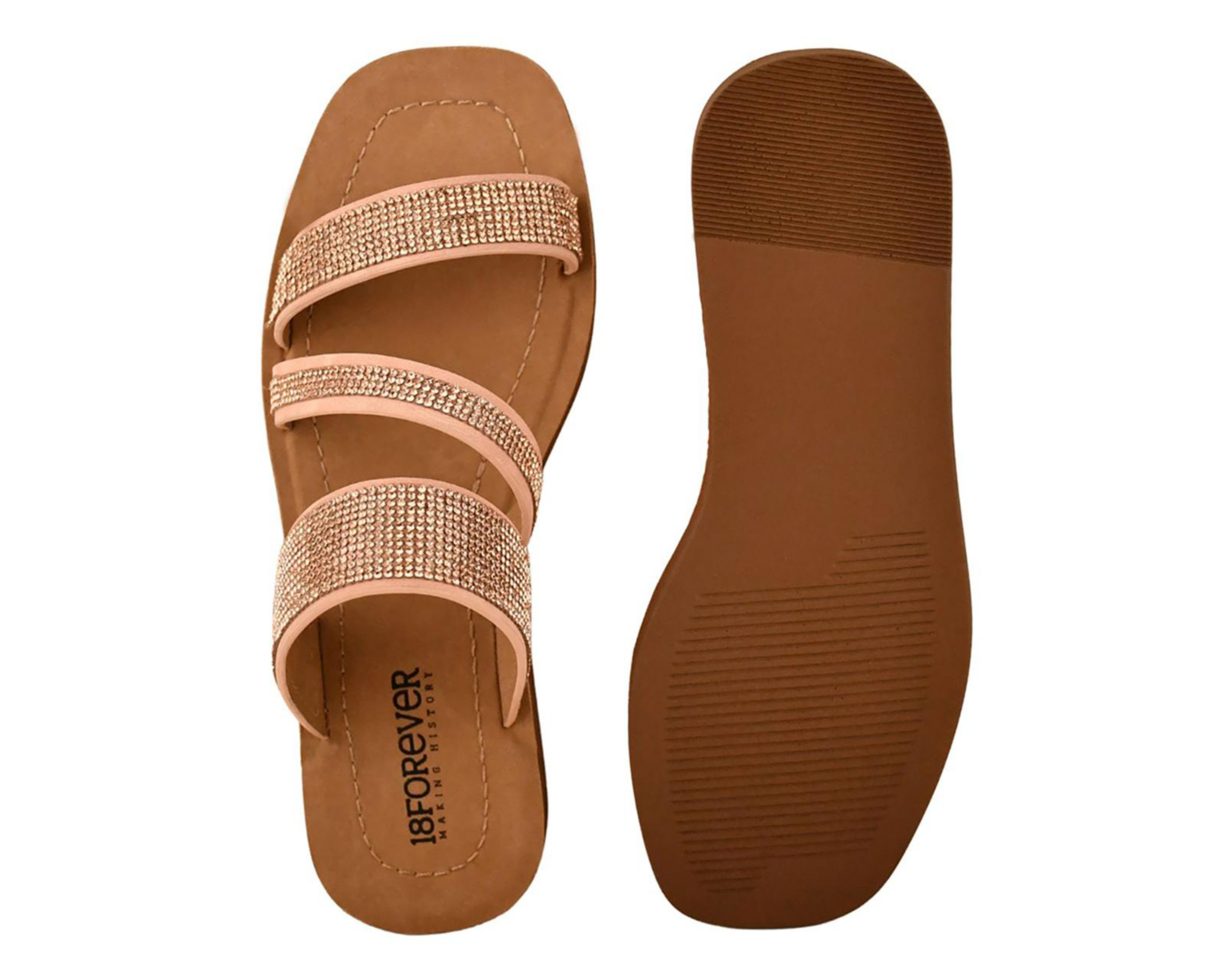 Foto 3 pulgar | Sandalias Casuales 18 Forever para Mujer