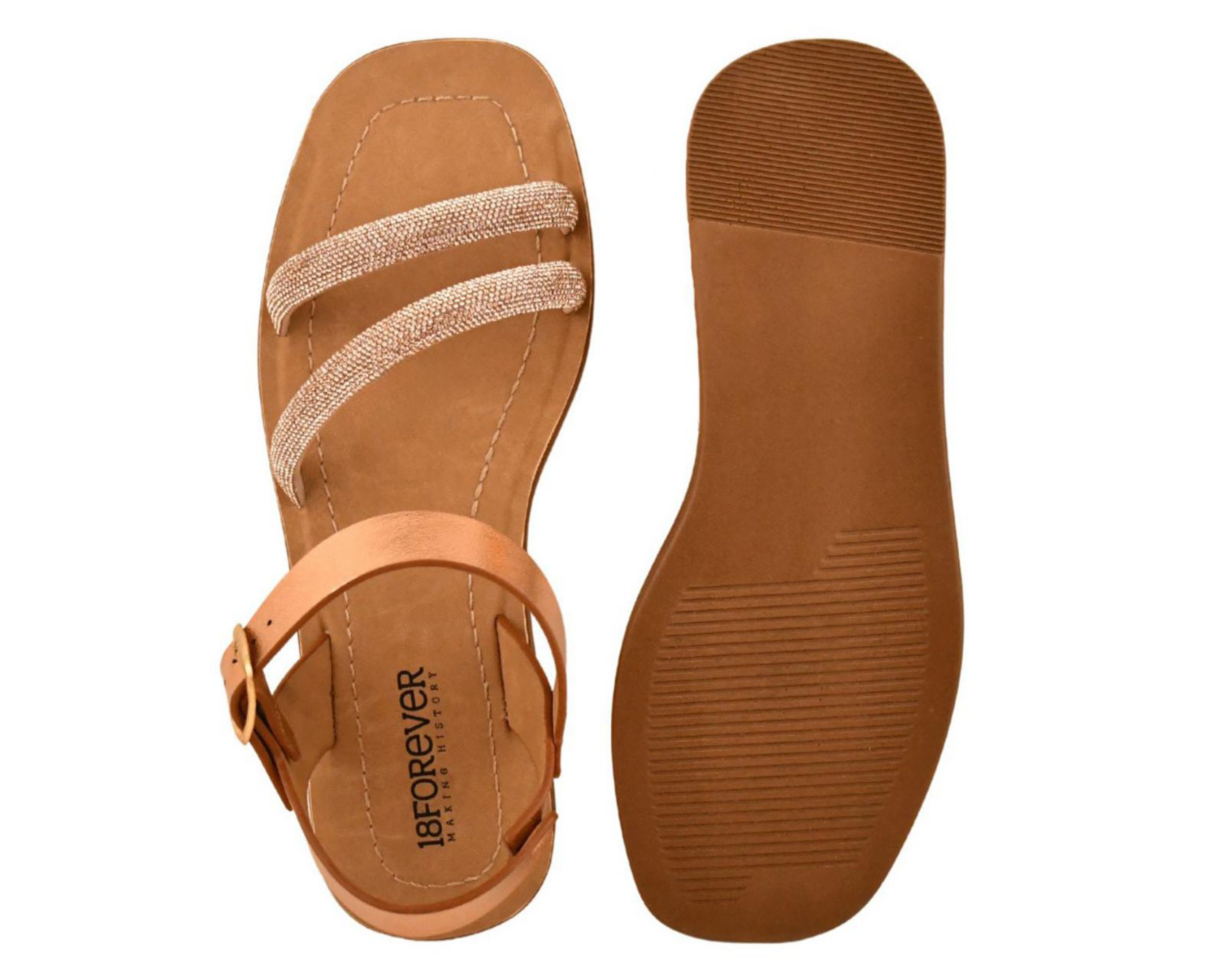 Foto 3 pulgar | Sandalias Casuales 18 Forever para Mujer
