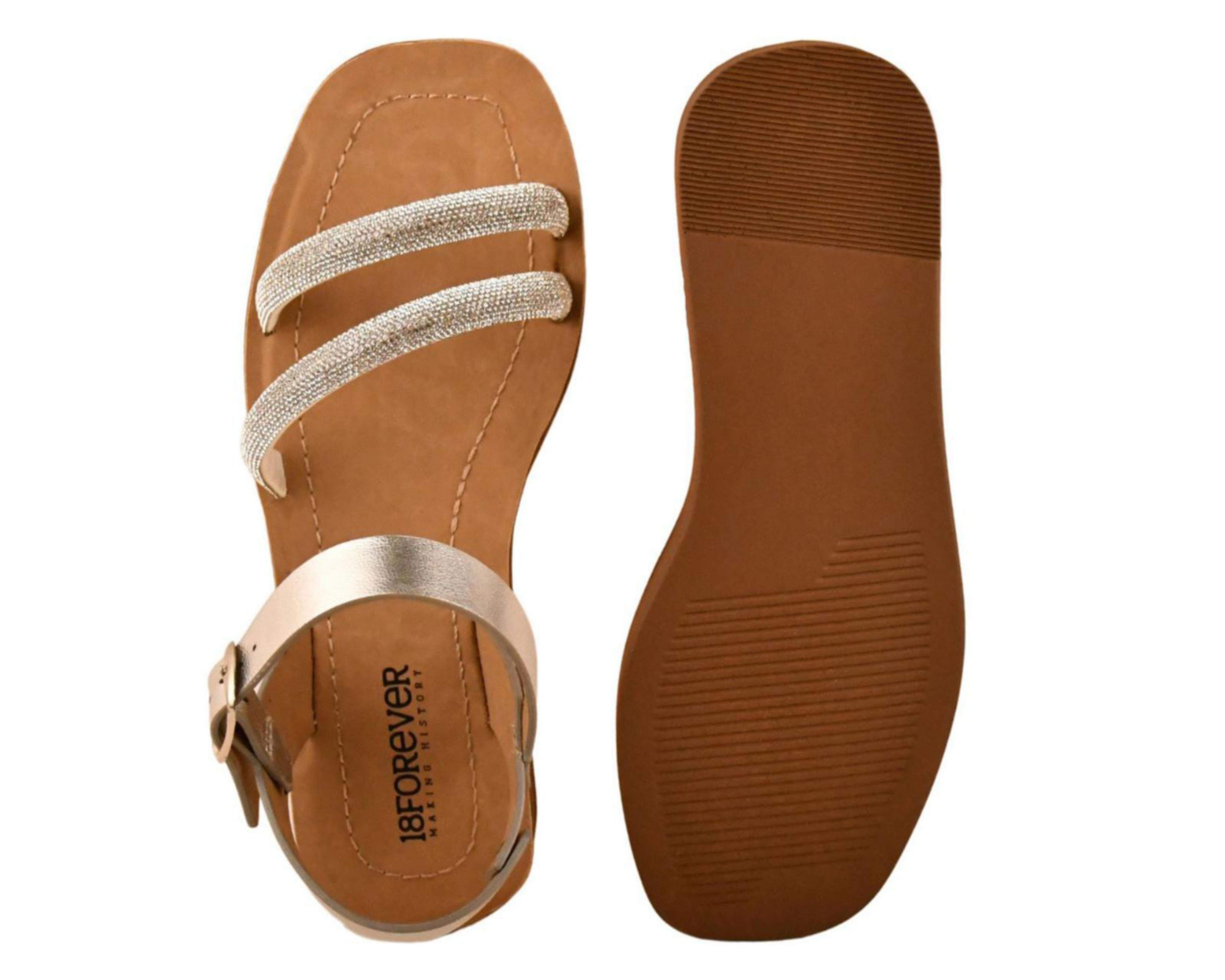 Foto 3 pulgar | Sandalias Casuales 18 Forever para Mujer
