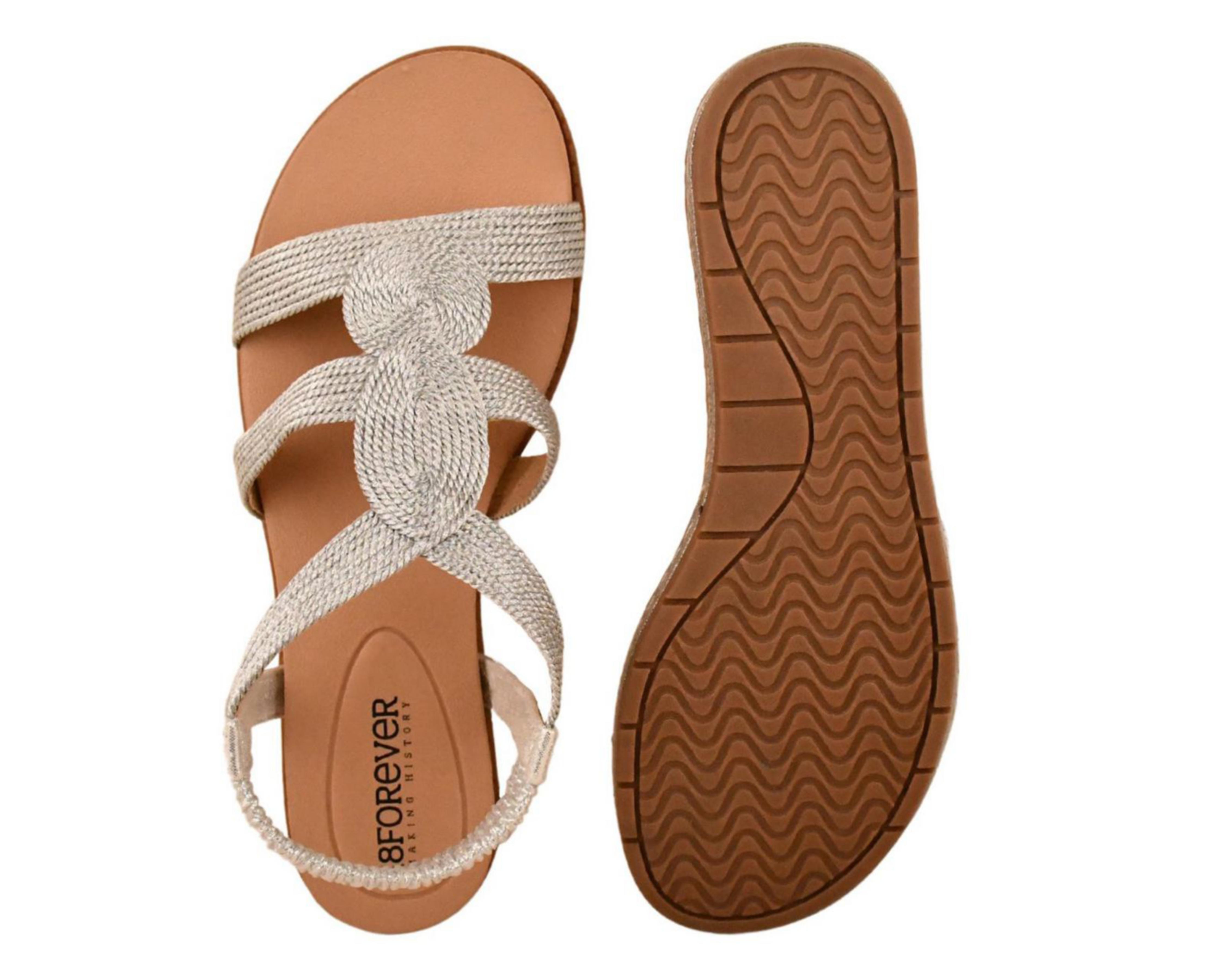 Foto 3 pulgar | Sandalias Casuales 18 Forever para Mujer