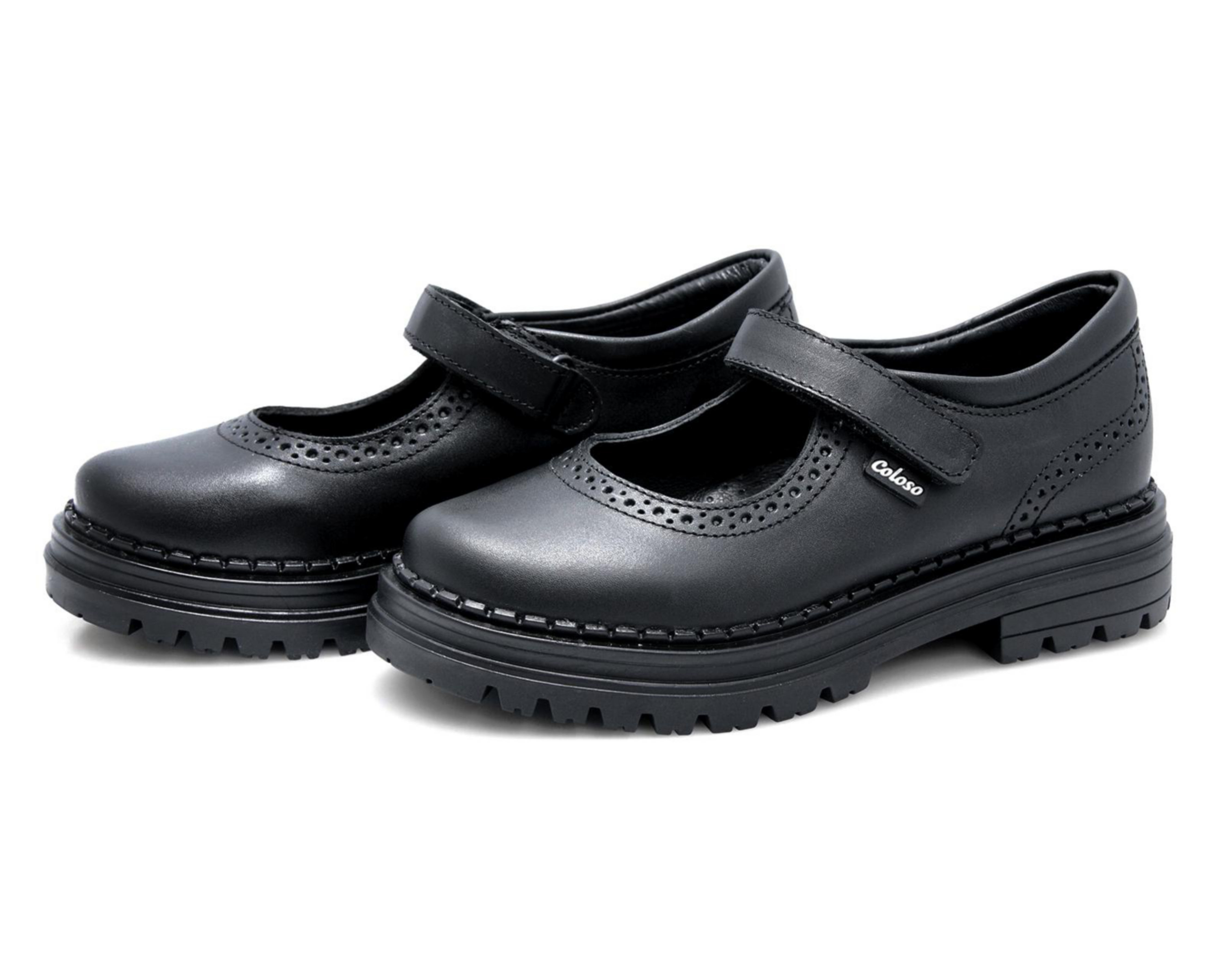 Foto 1 | Zapatos Escolares Coloso de Piel para Niña
