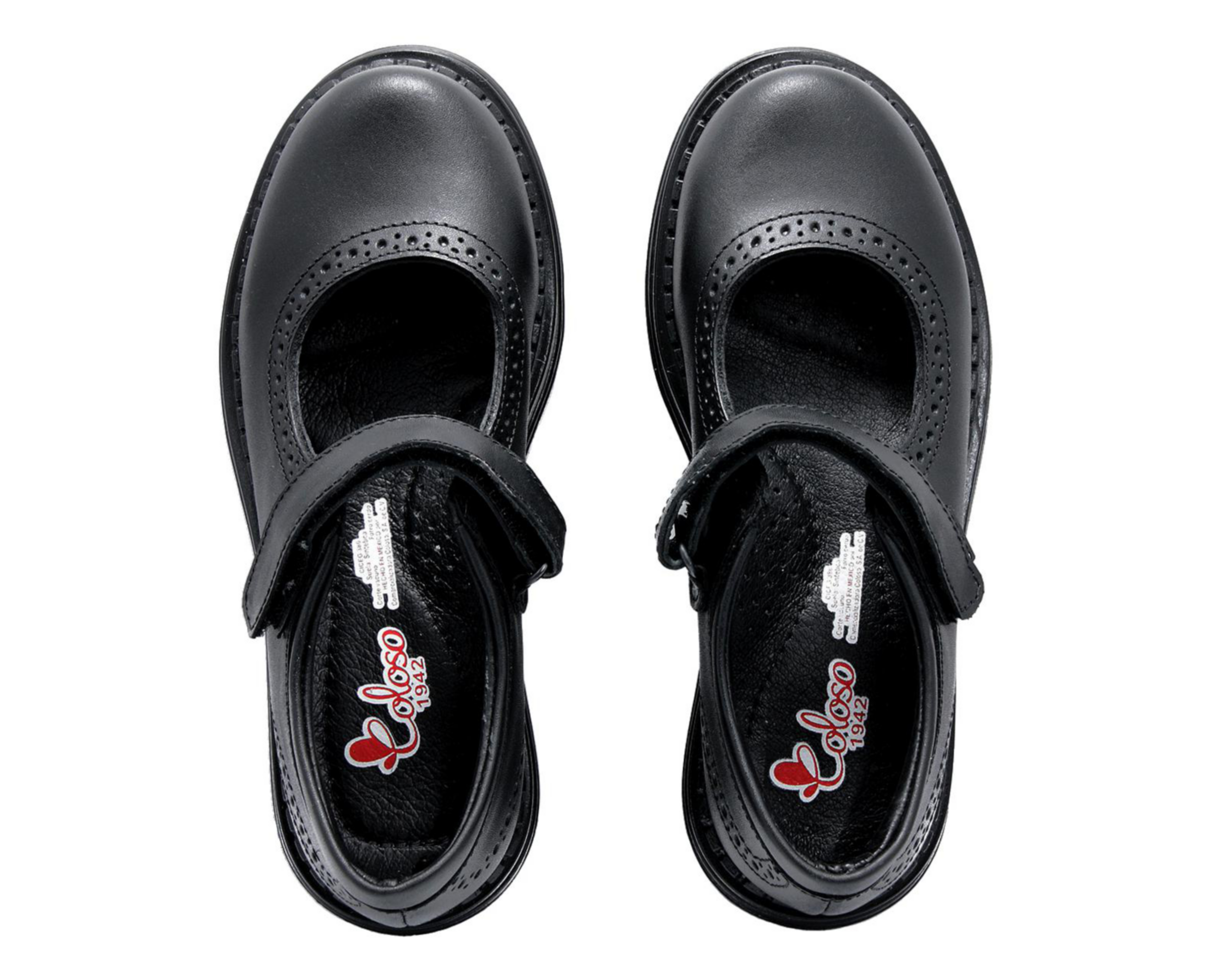 Foto 3 | Zapatos Escolares Coloso de Piel para Niña