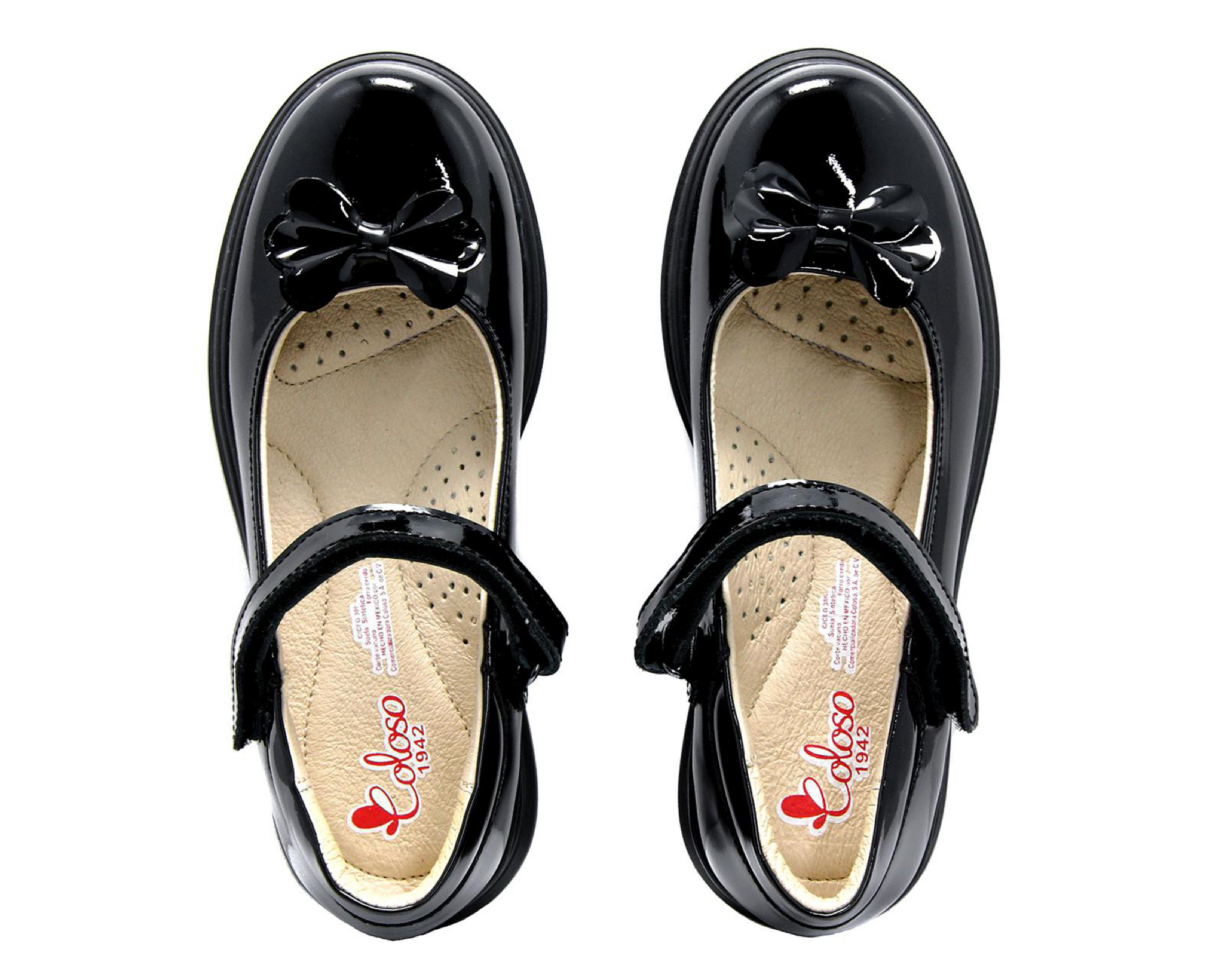 Foto 4 pulgar | Zapatos Escolares Coloso de Piel para Niña