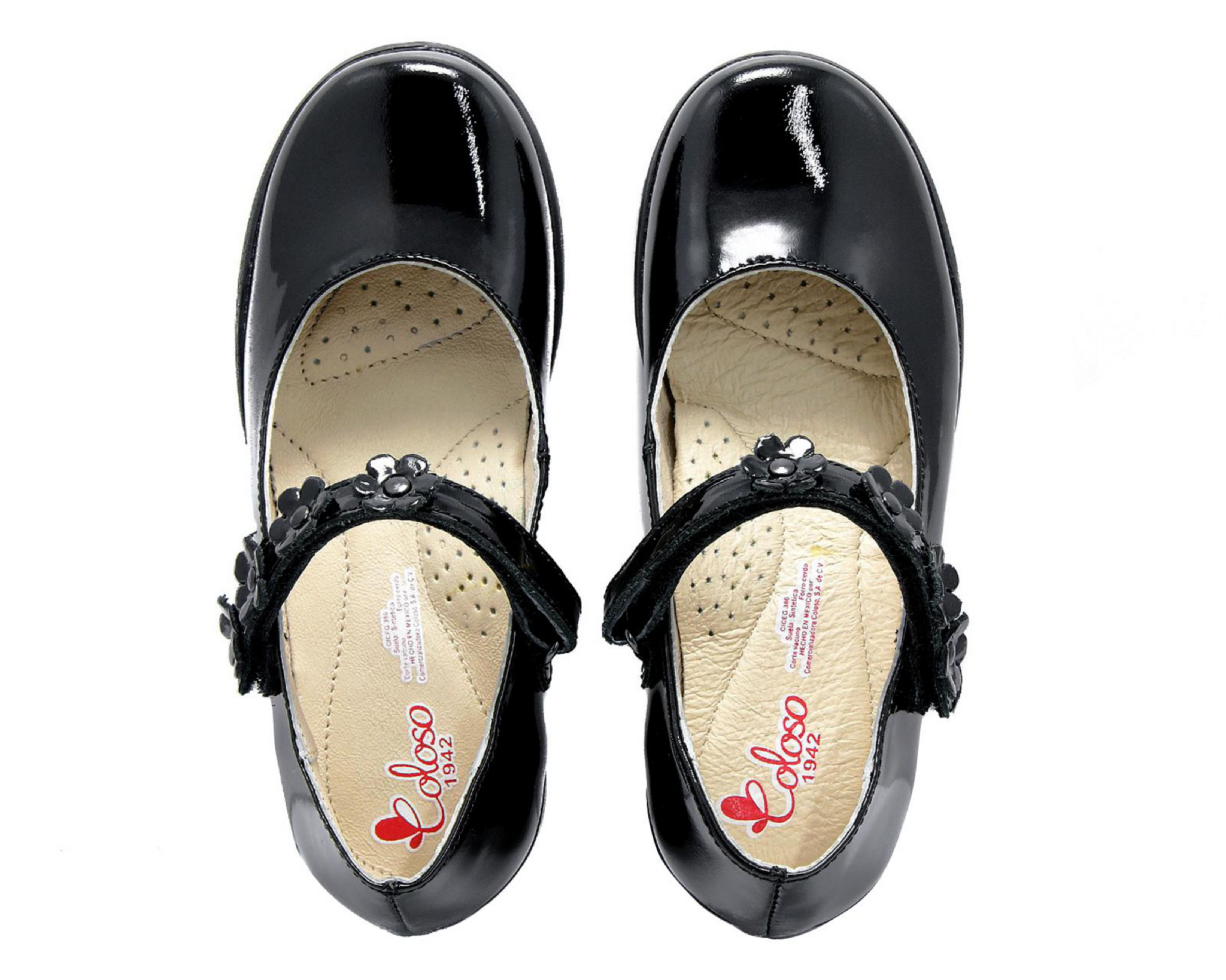 Foto 3 | Zapatos Escolares Coloso de Piel para Niña