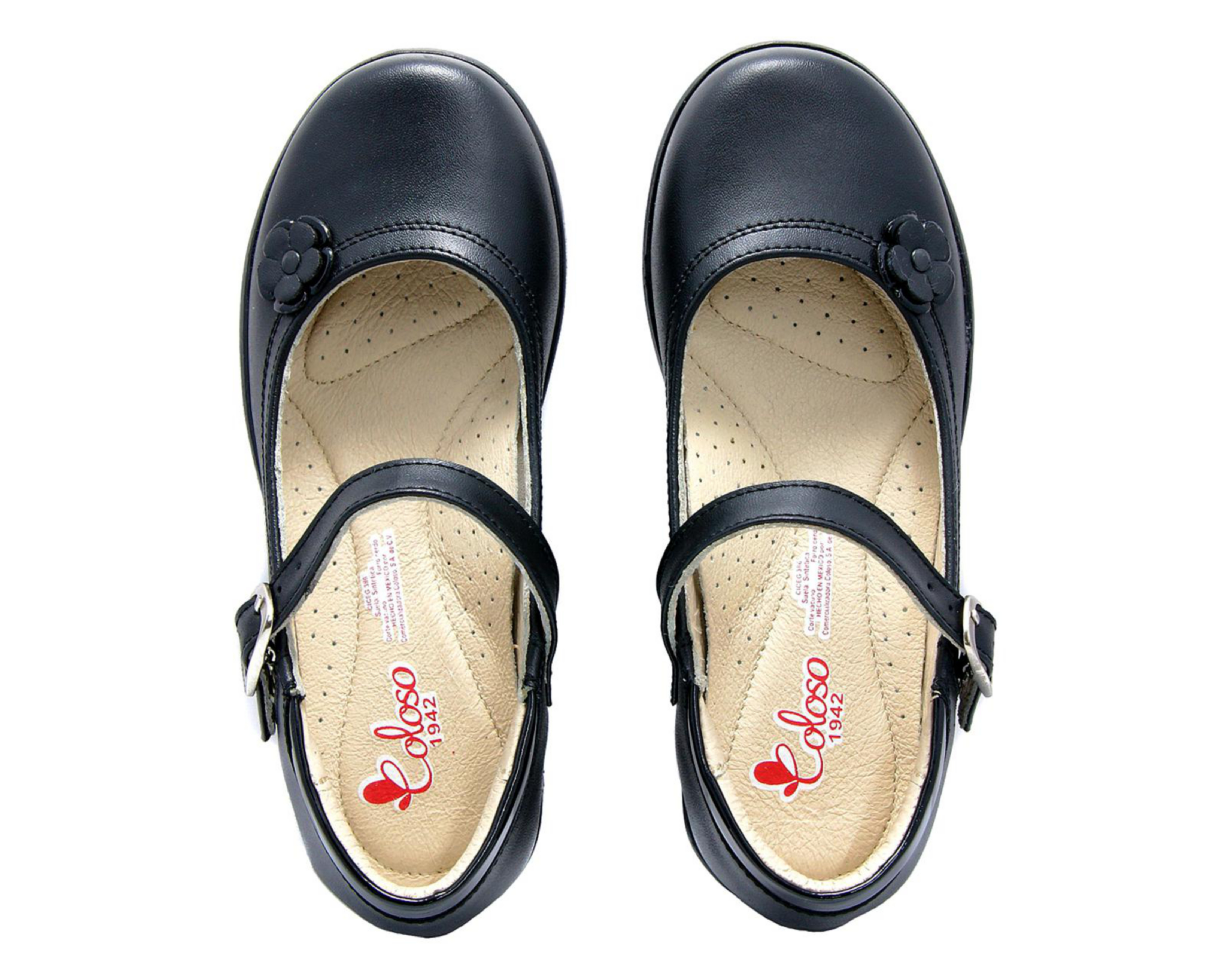 Foto 4 pulgar | Zapatos Escolares Coloso de Piel para Niña