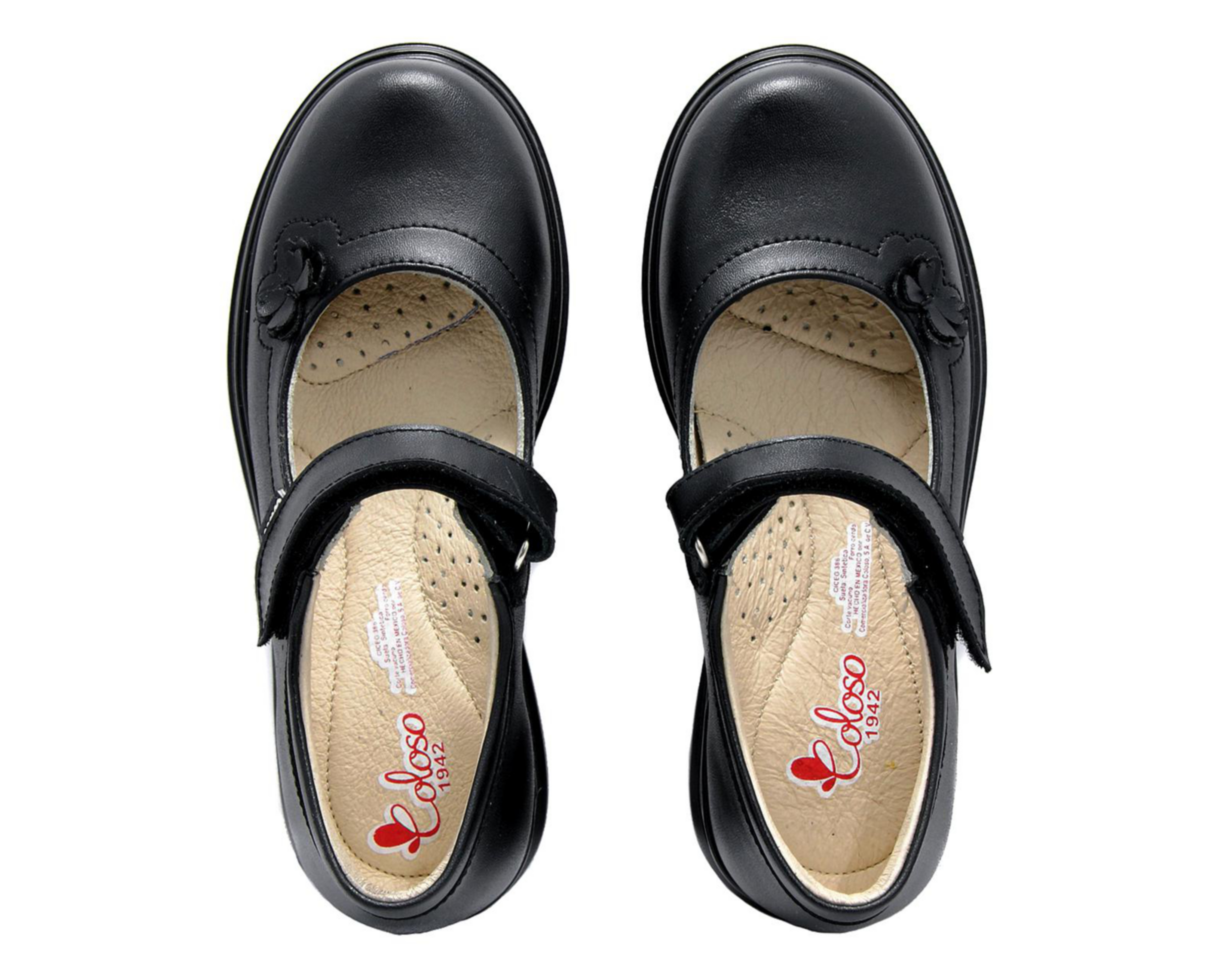Foto 4 pulgar | Zapatos Escolares Coloso de Piel para Niña