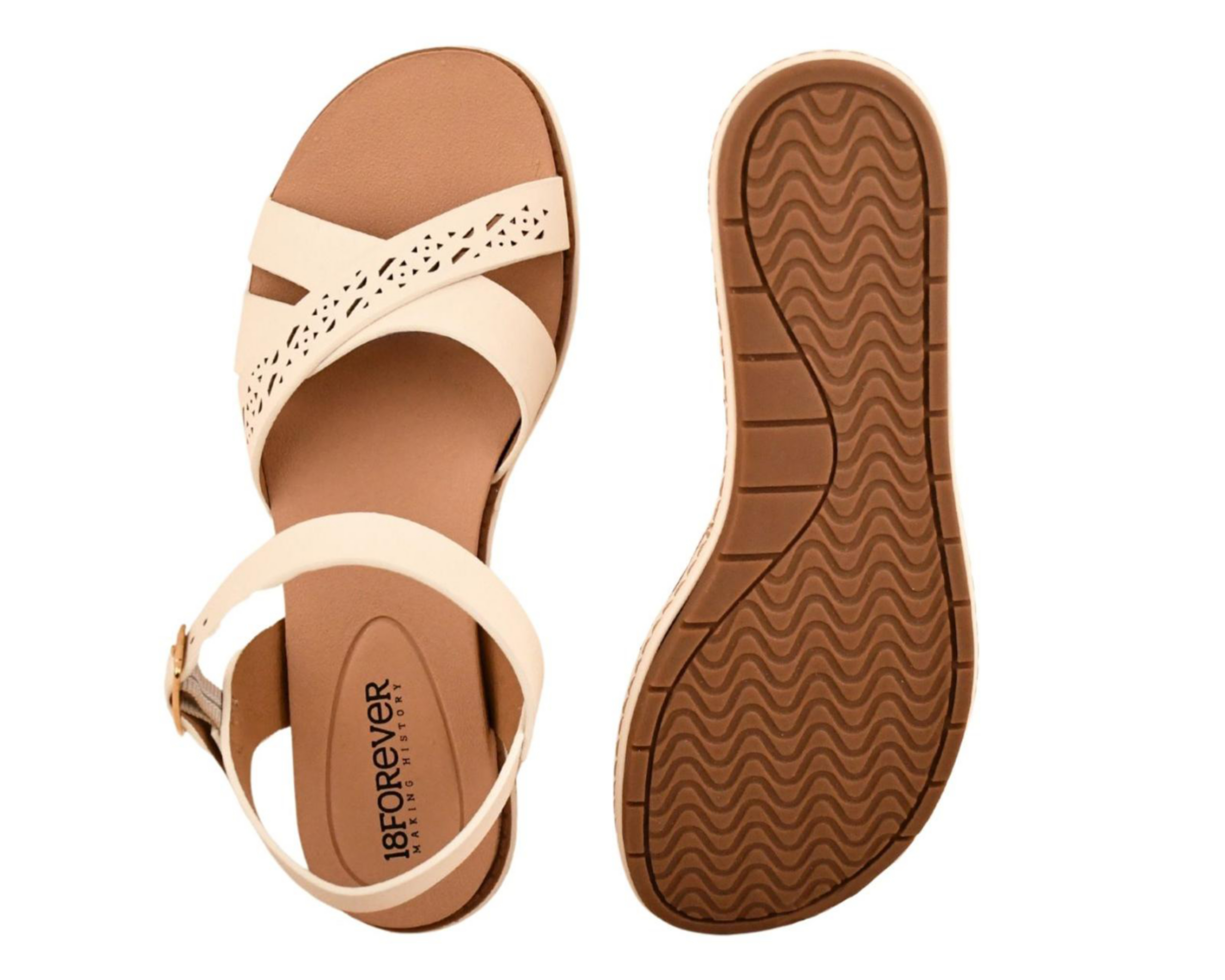 Foto 3 pulgar | Sandalias Casuales 18 Forever para Mujer