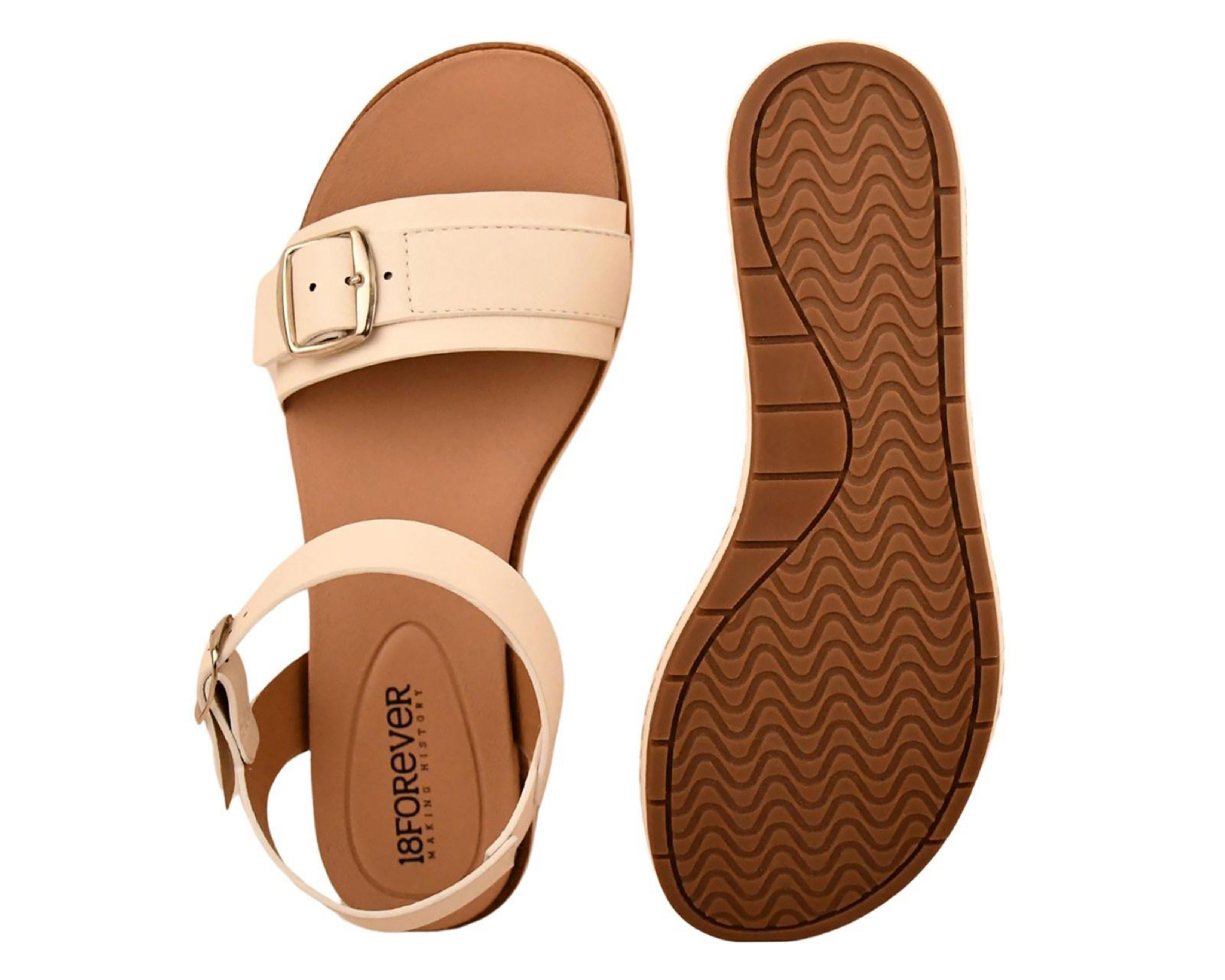 Foto 3 pulgar | Sandalias Casuales 18 Forever para Mujer