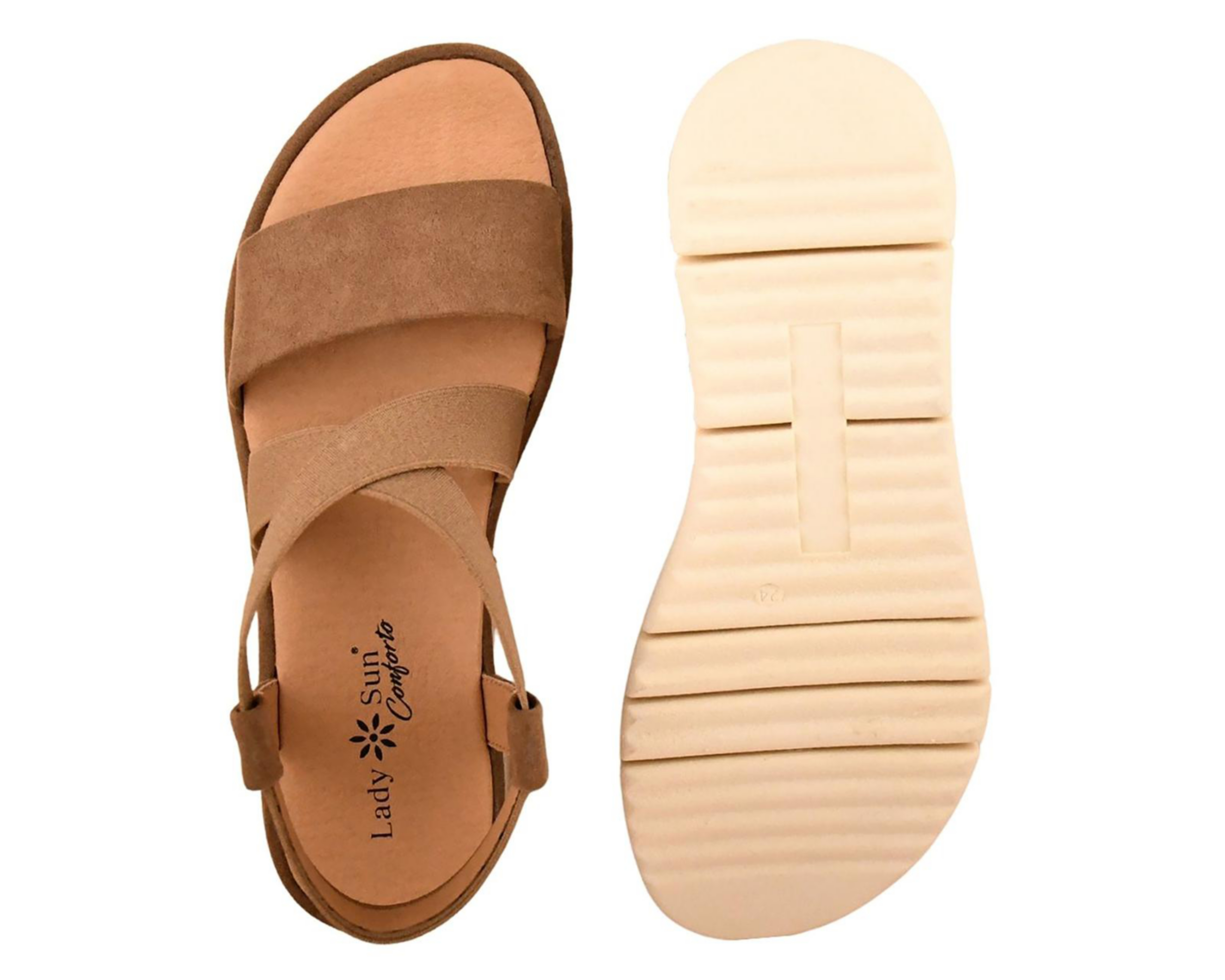 Foto 3 pulgar | Sandalias Casuales Lady Sun Conforto para Mujer