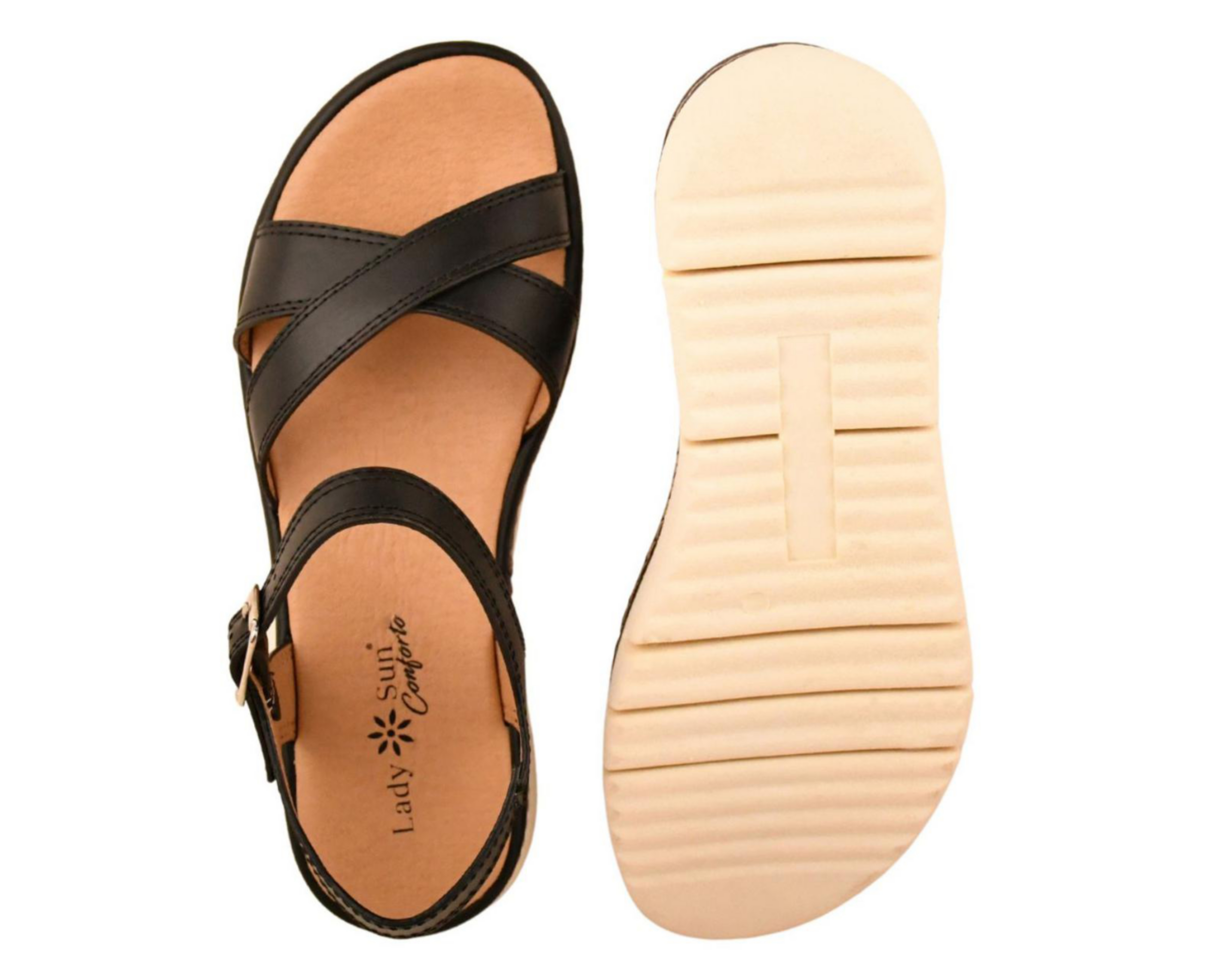 Foto 3 pulgar | Sandalias Confort Lady Sun Conforto para Mujer