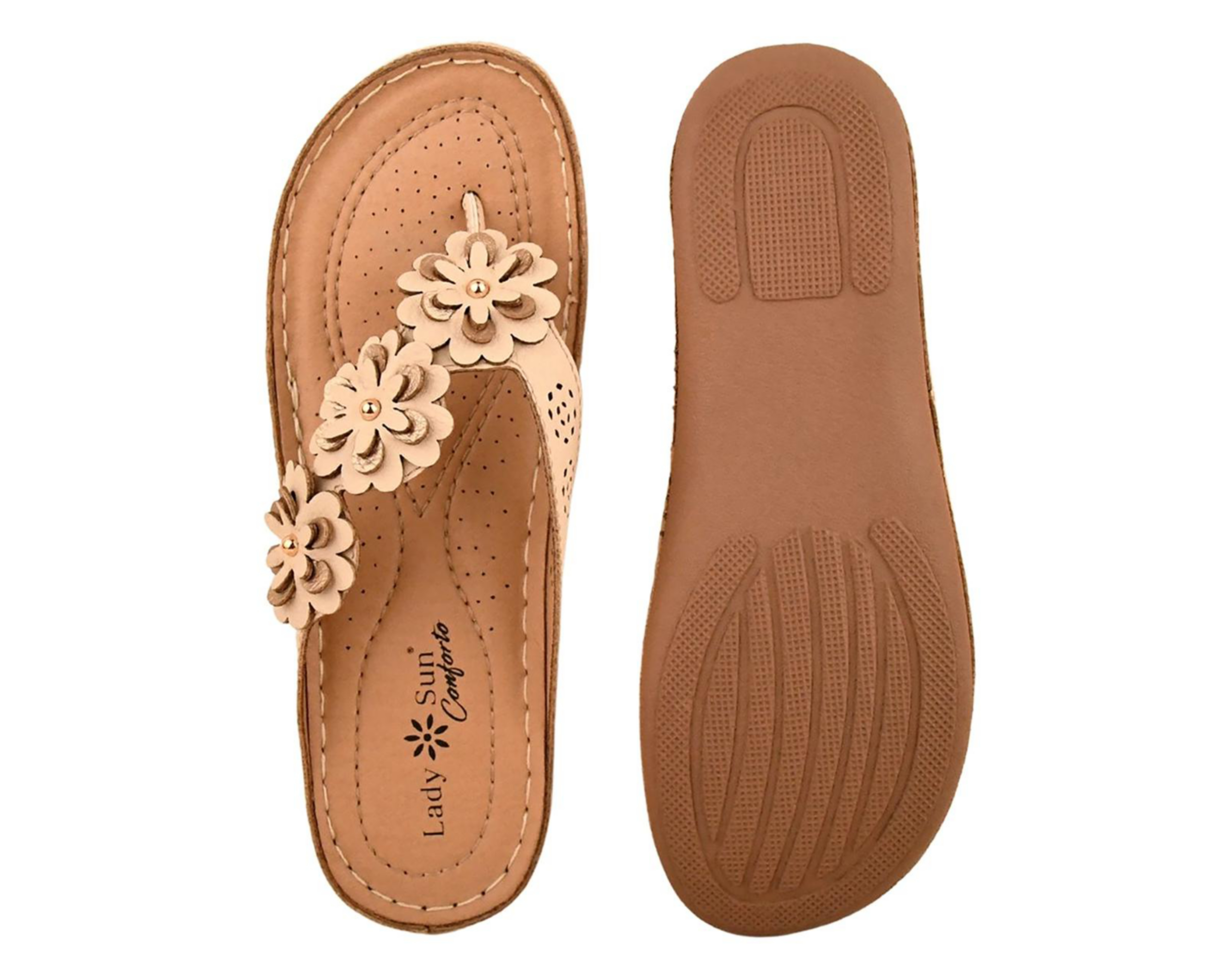 Foto 3 pulgar | Sandalias Confort Lady Sun Conforto para Mujer