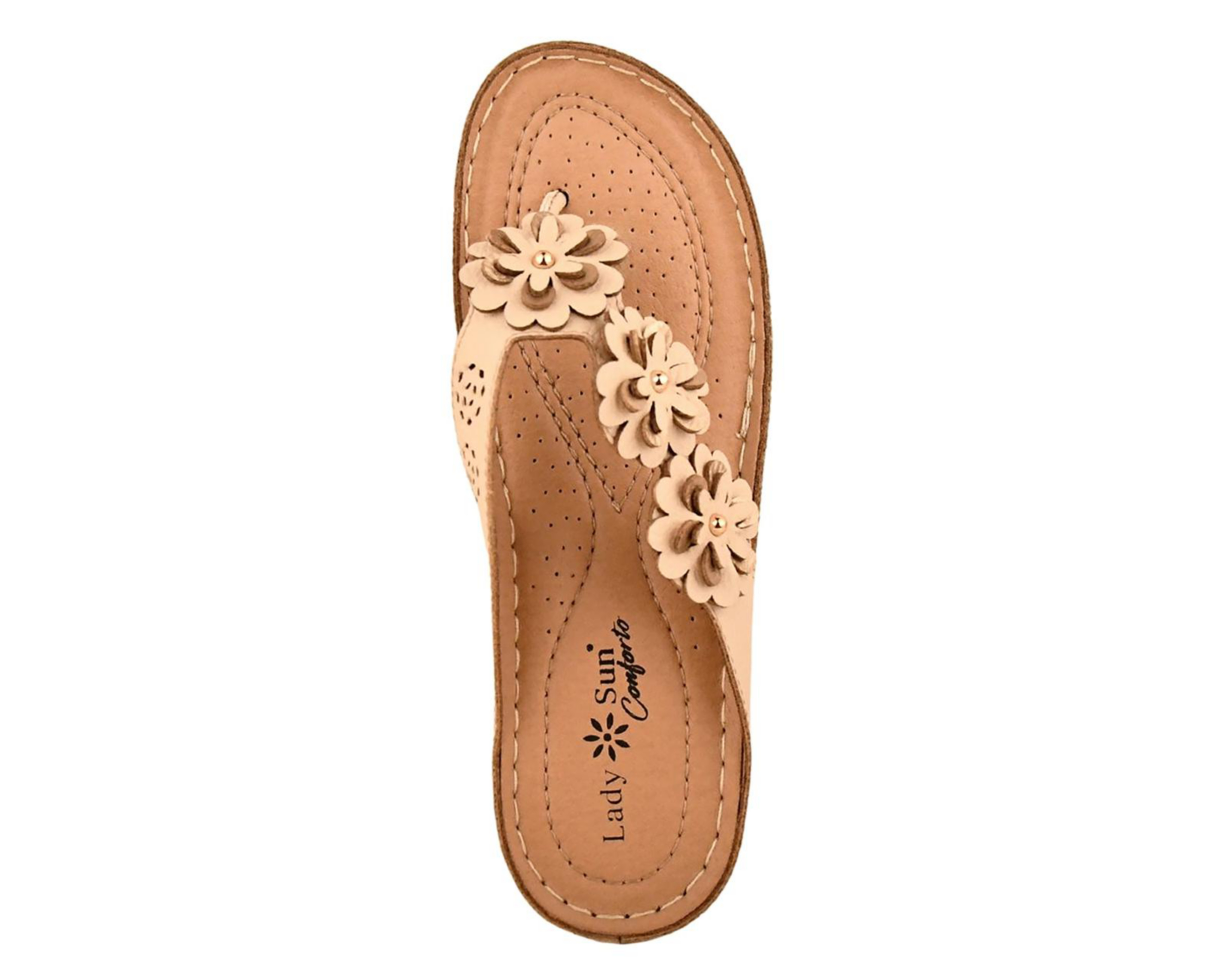 Foto 6 pulgar | Sandalias Confort Lady Sun Conforto para Mujer