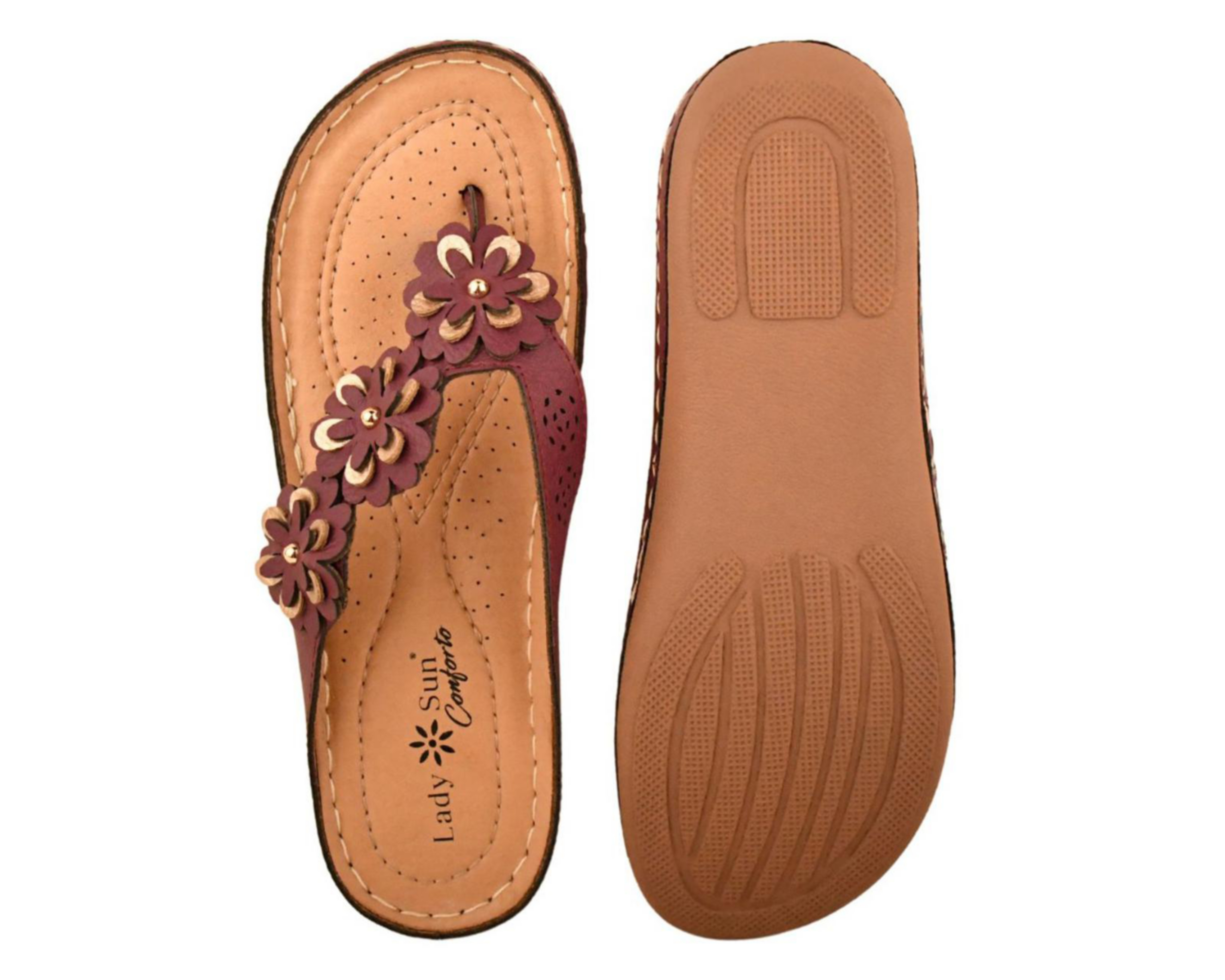 Foto 3 pulgar | Sandalias Confort Lady Sun Conforto para Mujer