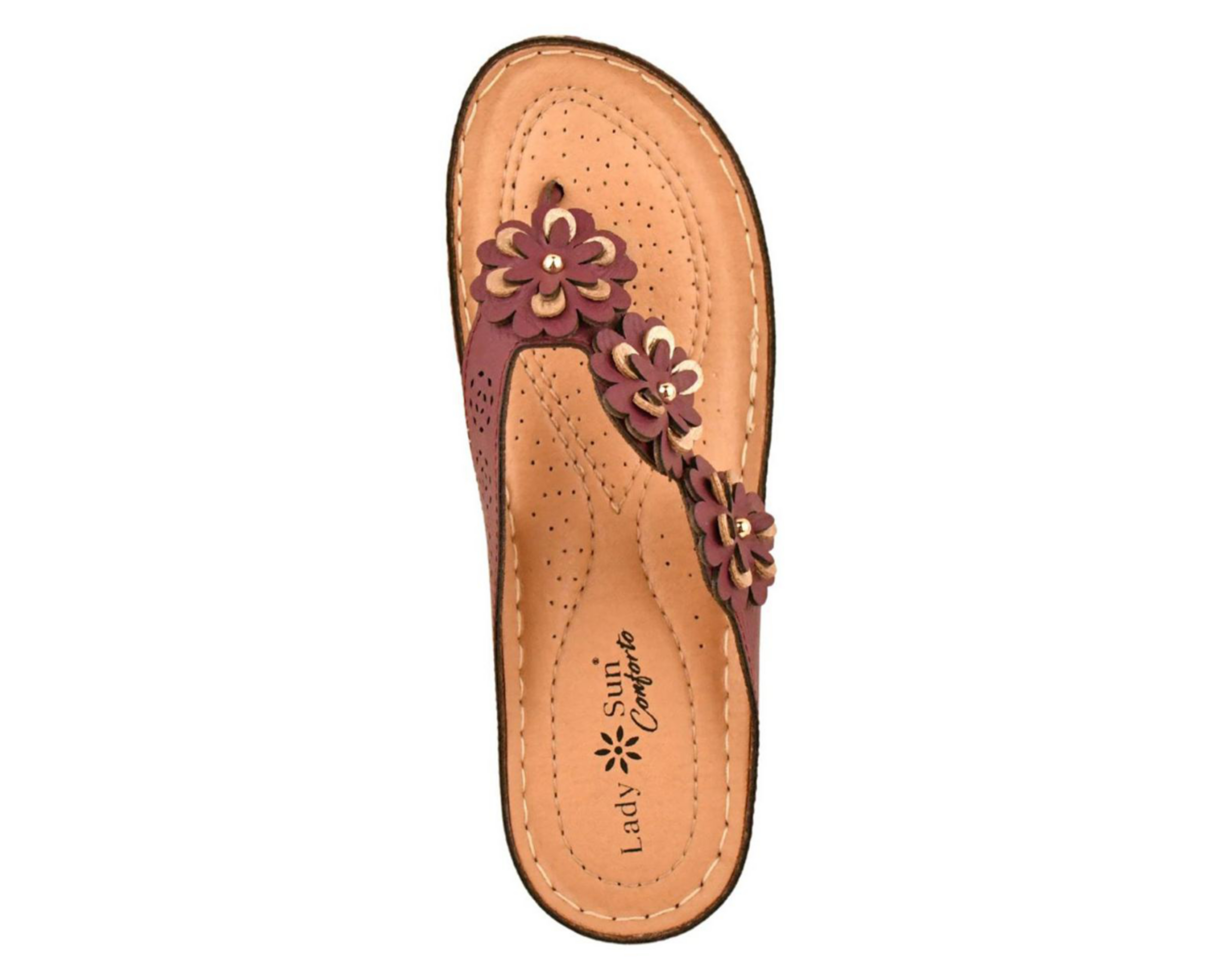 Foto 6 pulgar | Sandalias Confort Lady Sun Conforto para Mujer