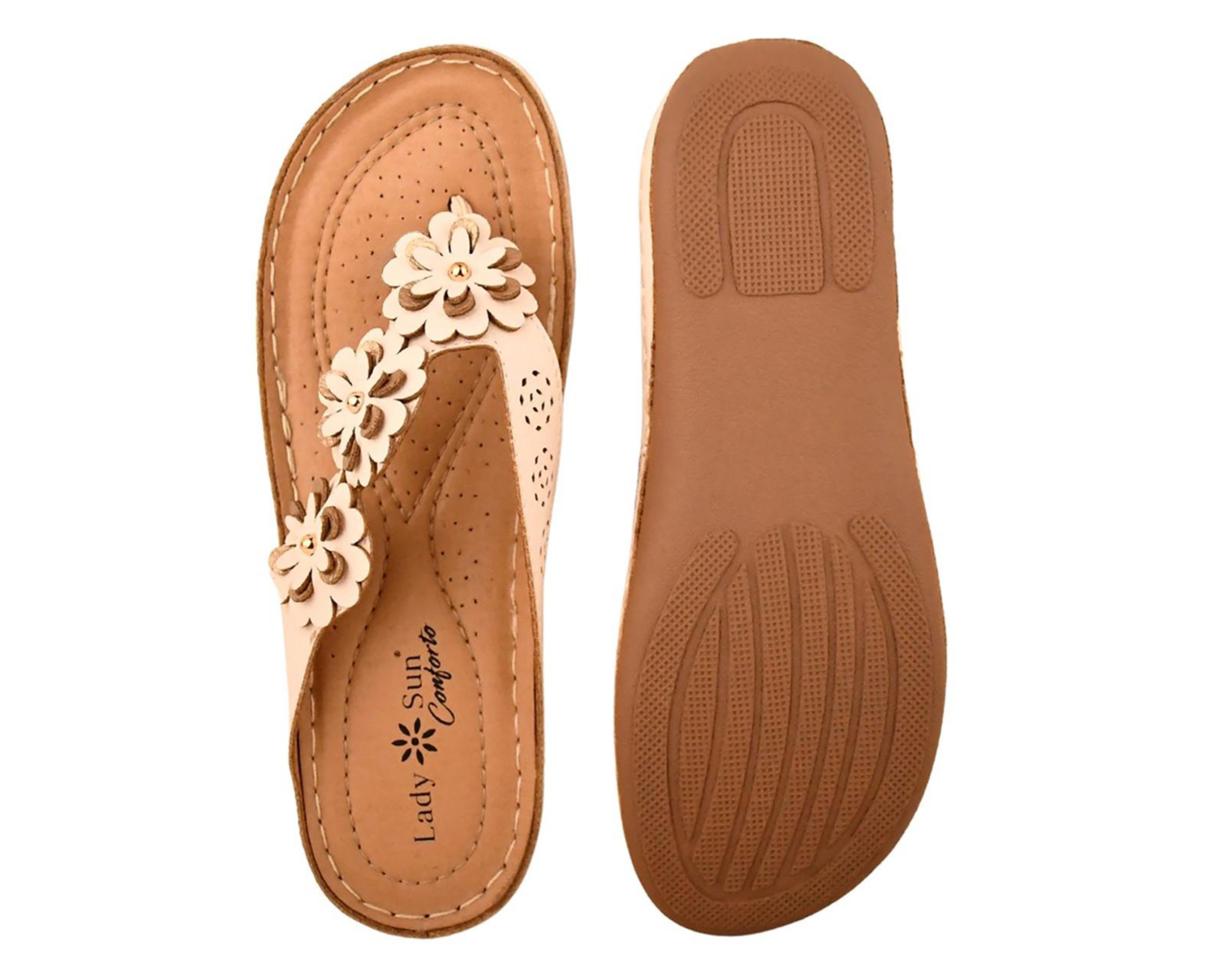 Foto 3 pulgar | Sandalias Confort Lady Sun Conforto para Mujer