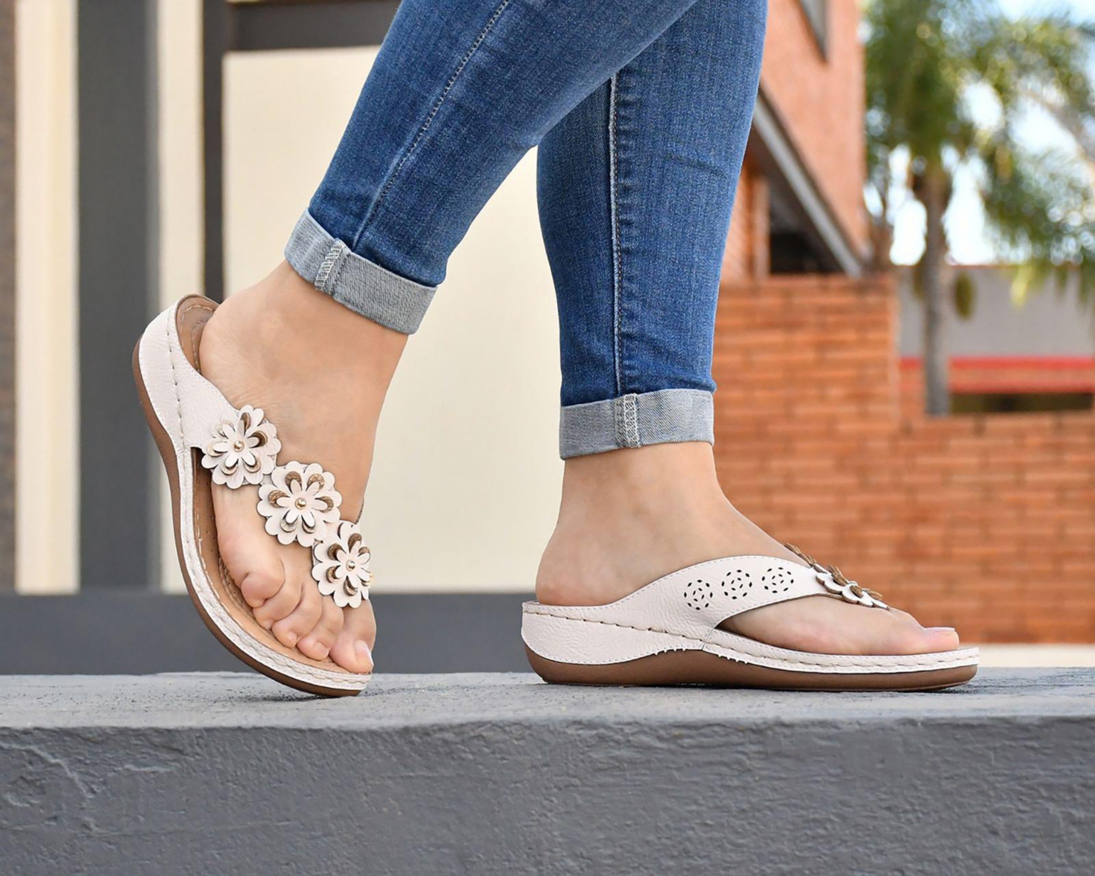 Foto 8 pulgar | Sandalias Confort Lady Sun Conforto para Mujer